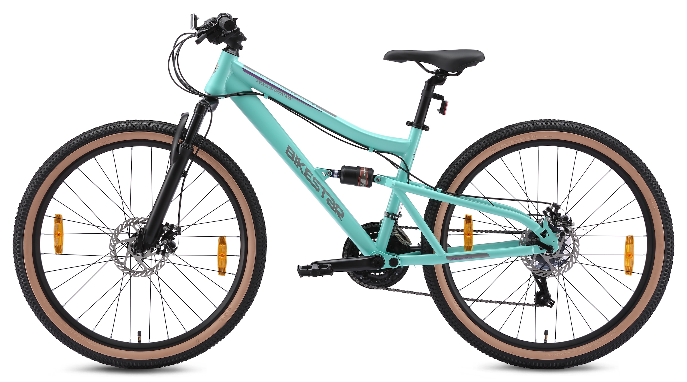 Bikestar Mountainbike 21 Gang Shimano RD-TY300 Schaltwerk Kettenschaltung für Damen und Herren, Kettenschaltung