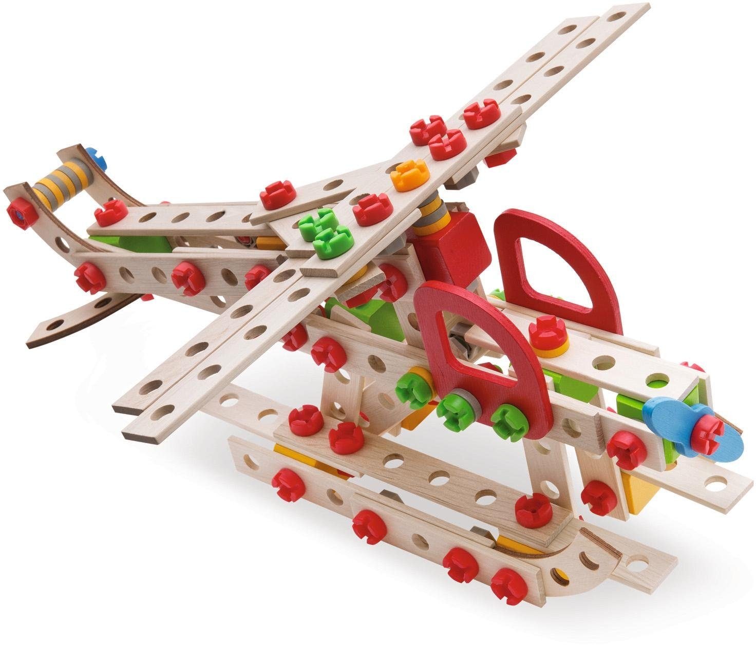 Eichhorn Konstruktionsspielsteine »Constructor Hubschrauber«, (225 St.), Made in Germany, FSC®- schützt Wald - weltweit