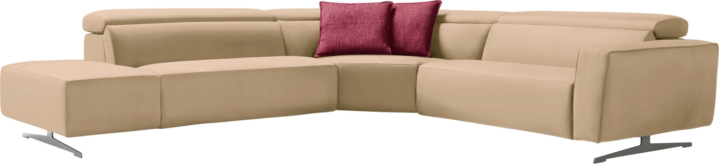Egoitaliano Ecksofa »Stefanie-e, Designsofa der Extraklasse, bequem mit hoh günstig online kaufen