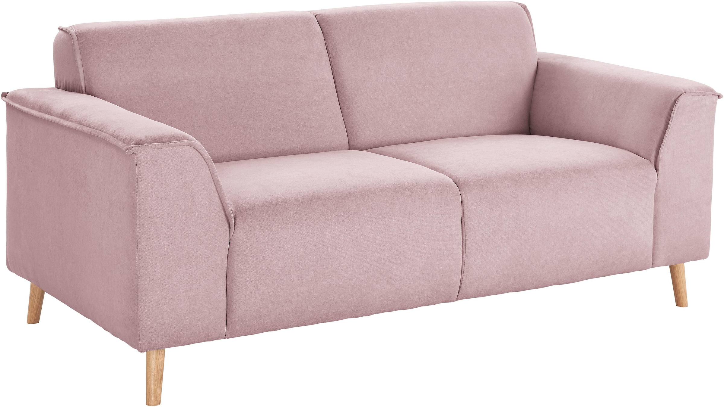 andas 2-Sitzer »Janek«, mit Federkern und Keder in scandinavischem Design