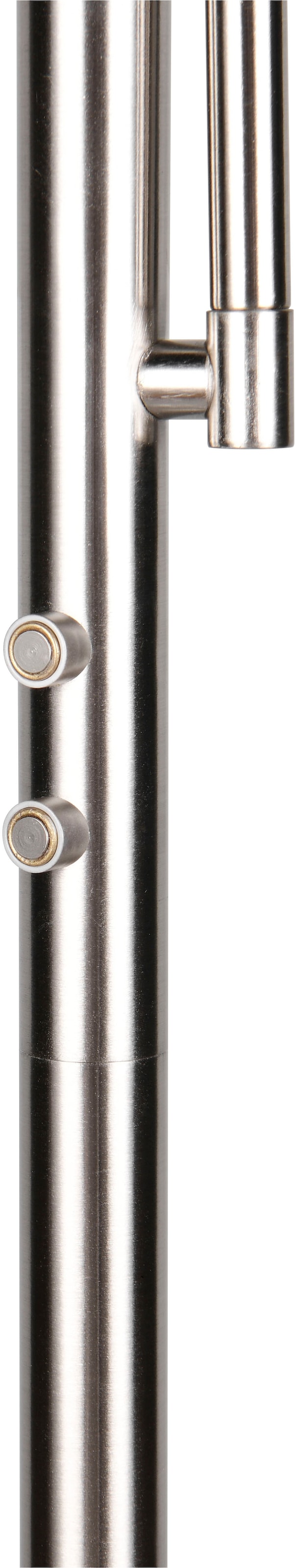 REALITY Leuchten LED Stehlampe »PALERMO, LED Stehleuchte mit Fernbedienung, 27,5W 2000 Lumen CCT« LED-Board 1 Stk. warmweiß - kaltweiß dimmbar, Lichtfarbe einstellbar 3000-6000K warm-/kaltweiß, Höhe 183 cm