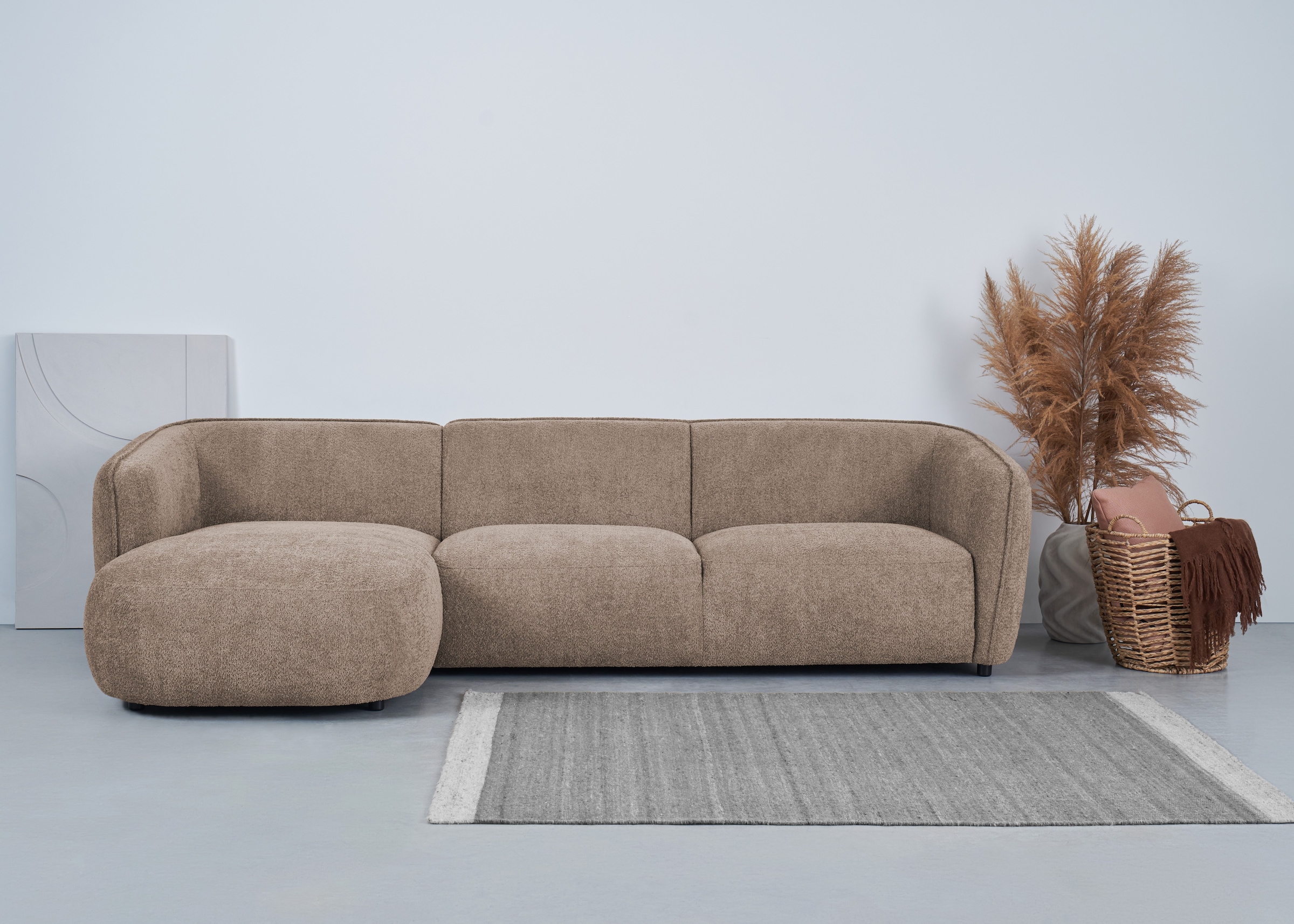 andas Ecksofa »Ostrup«, schlichtes modernes Design, in verschiedenen Farben günstig online kaufen