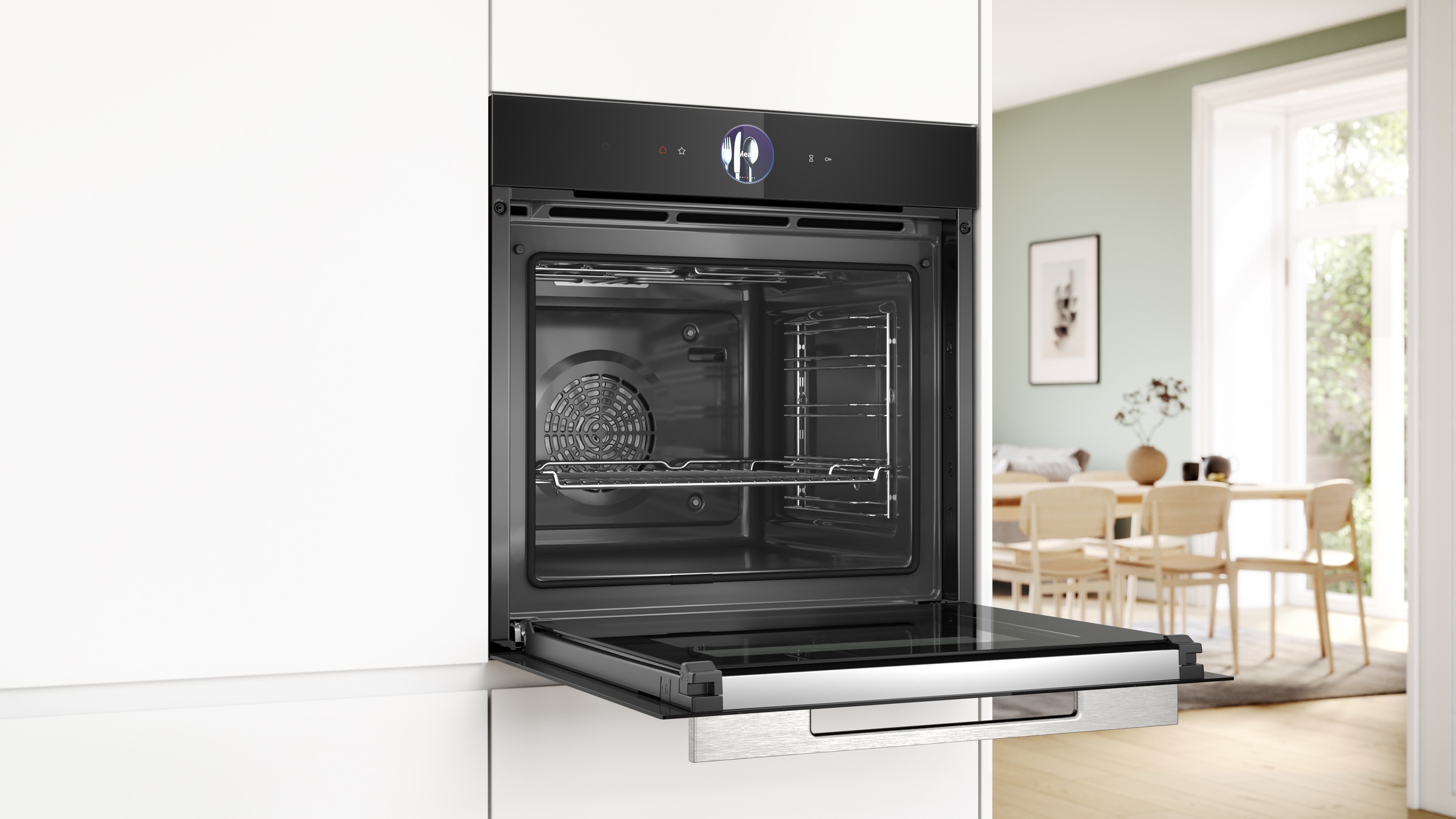 BOSCH Pyrolyse Backofen Serie 8 »HBG7764B1«, mit Teleskopauszug nachrüstbar, AirFry-Funktion