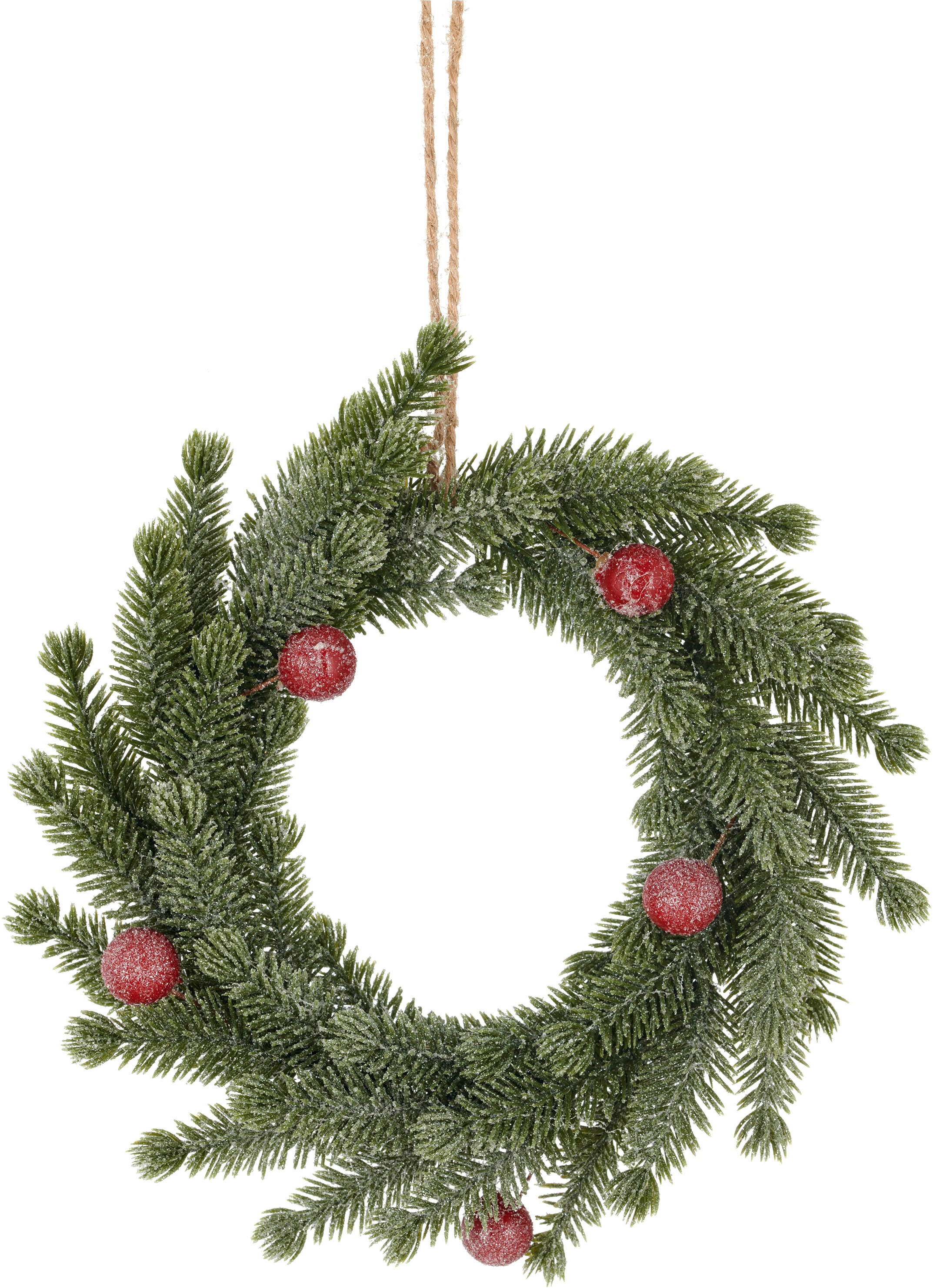 Creativ green Kunstkranz »Tannenkranz« mit Frost-Optik günstig online kaufen