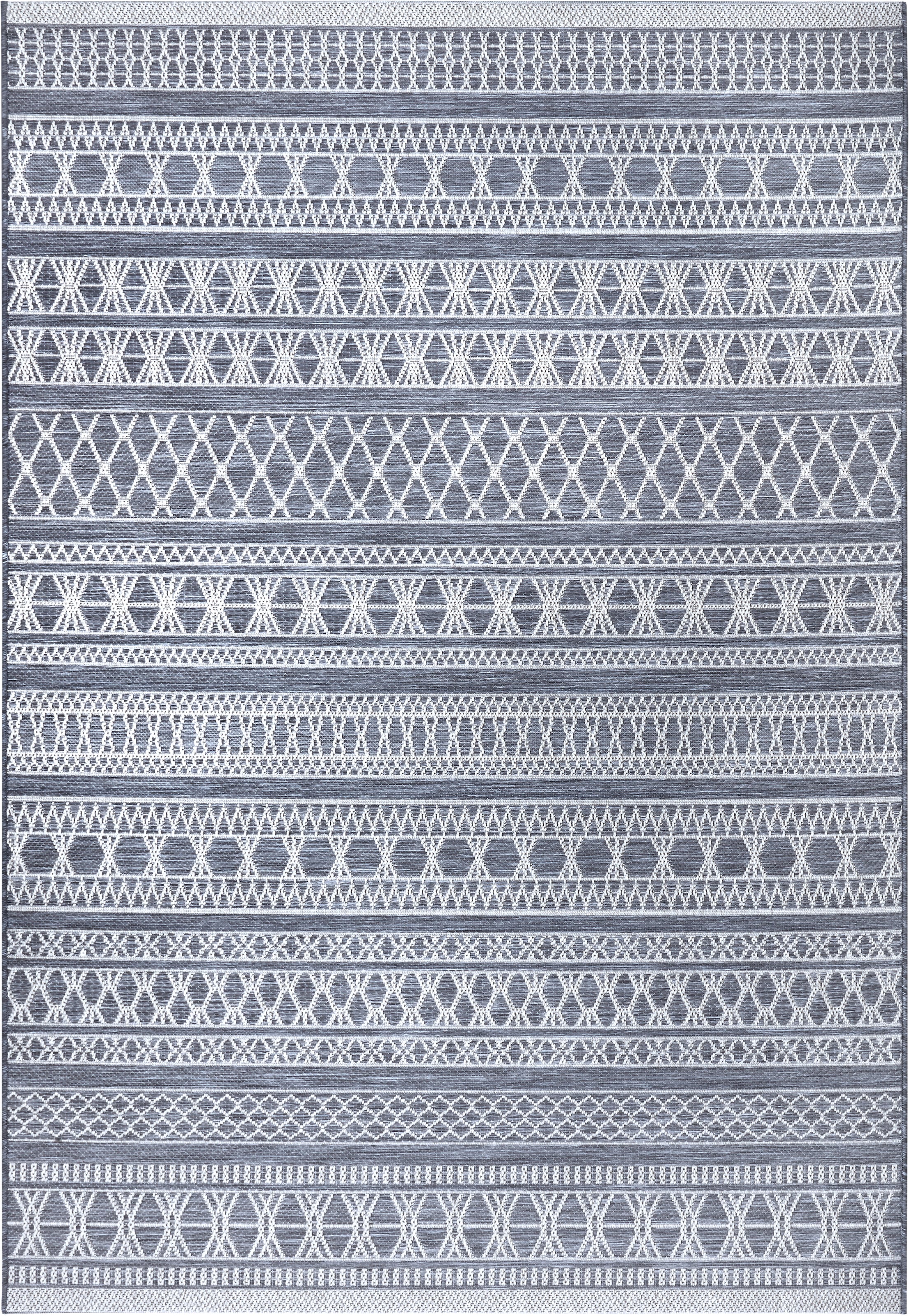 freundin Home Collection Designteppich »Khawa«, rechteckig, 4 mm Höhe, Flachgewebe Makramee Optik, Robust, Pflegeleicht