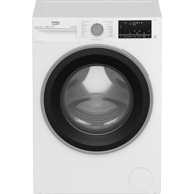 BEKO Waschmaschine, b300, B3WFU59415W2, 9 kg, 1400 U/min, SteamCure - 99%  allergenfrei online kaufen