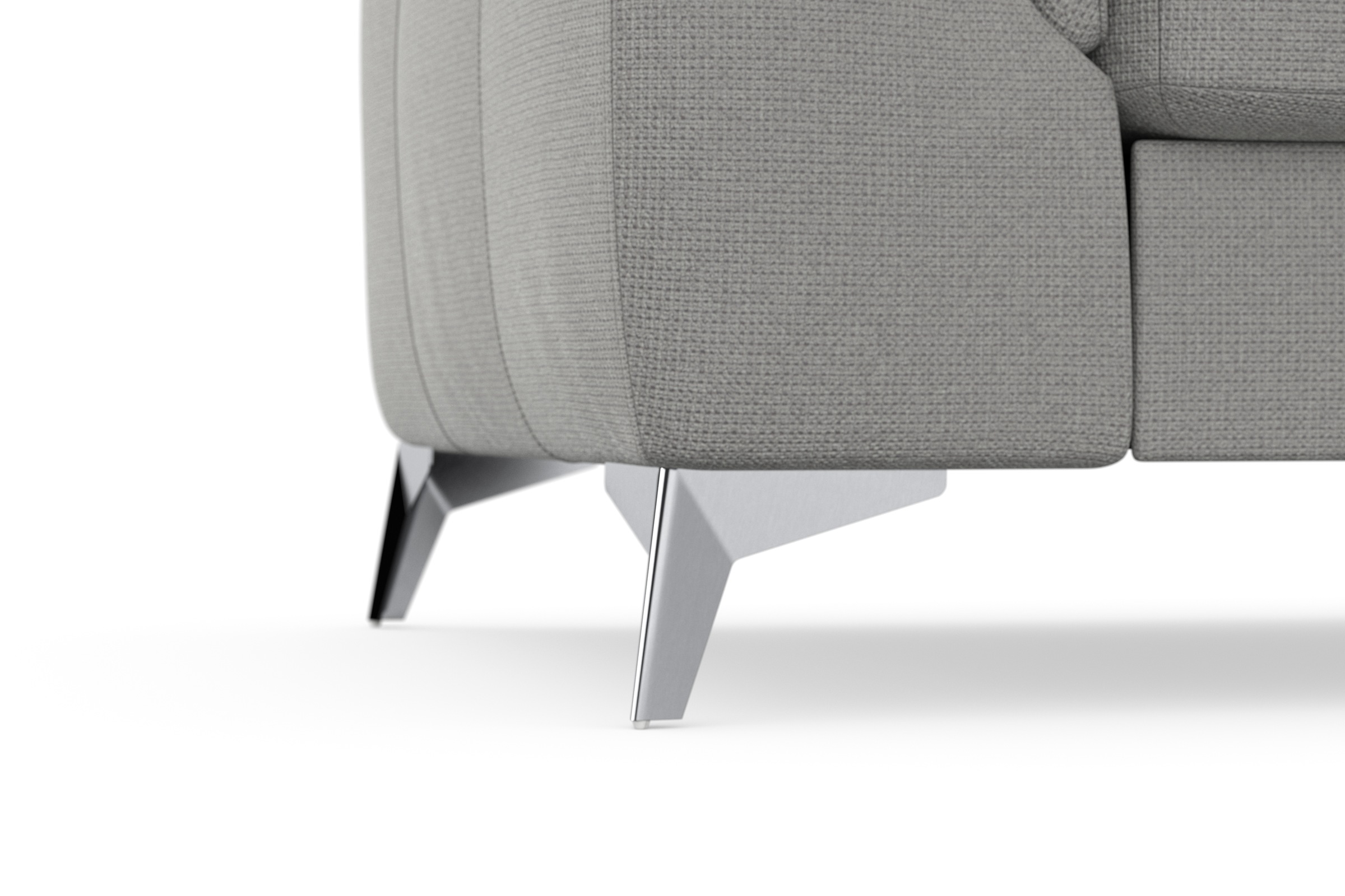 sit&more Ecksofa »Sinatra L-Form«, mit Ottomane, optional mit Kopfteilverstellung und Armteilfunktion