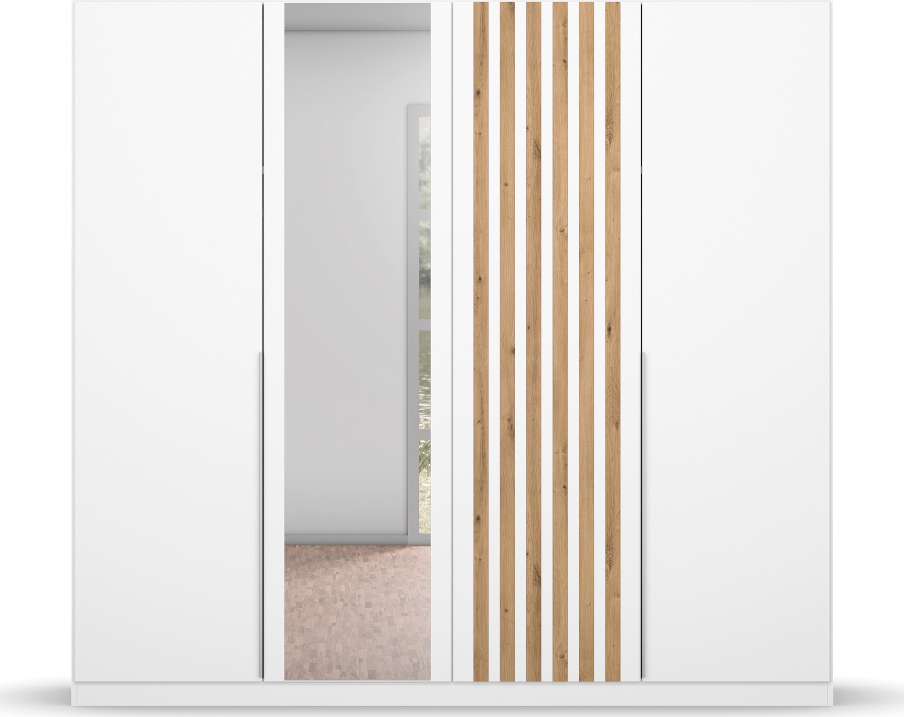 rauch Schlafzimmer-Set »Lamella«, (Set), mit eleganter Lamellenabsetzung