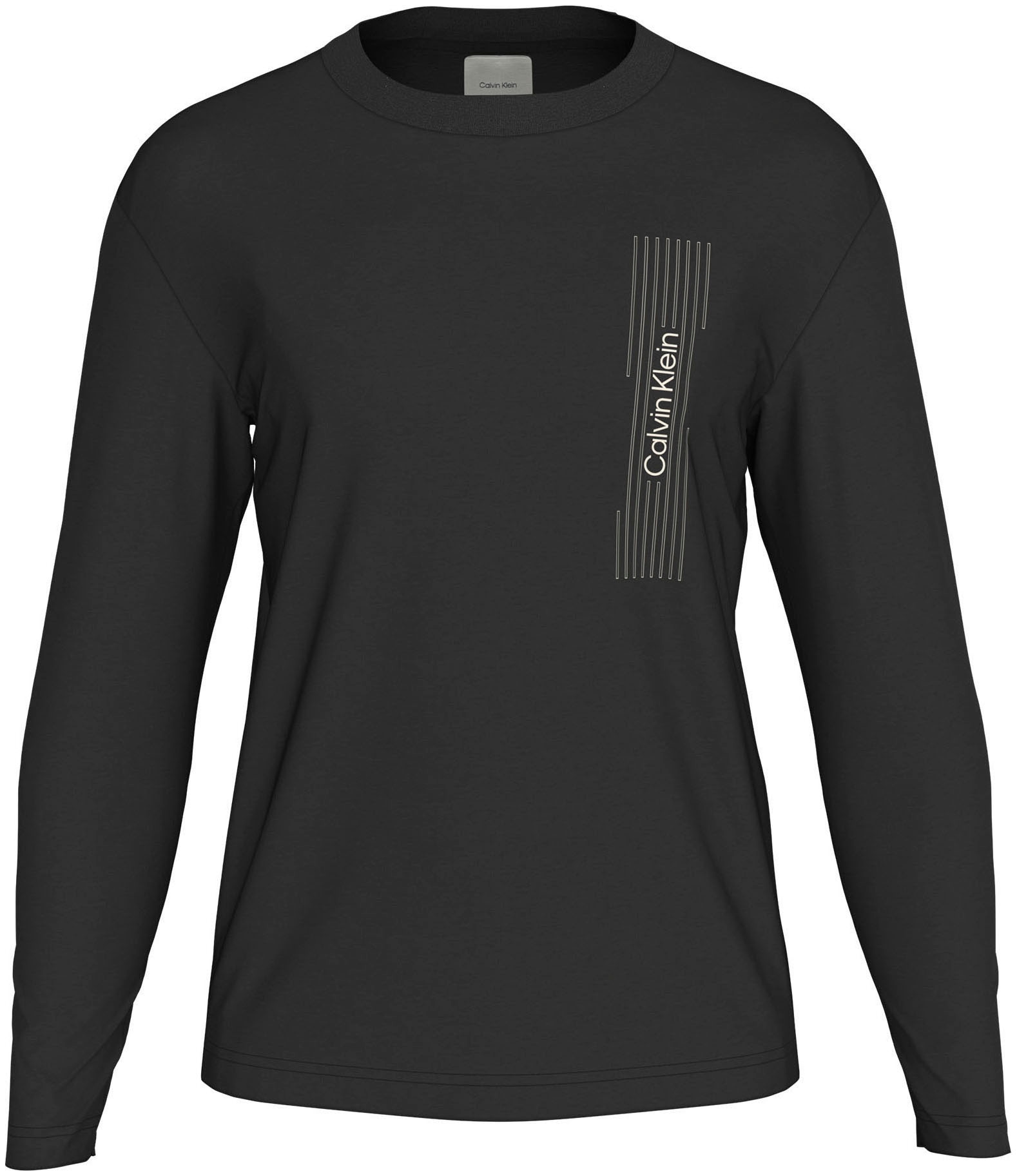 Calvin Klein Big&Tall Langarmshirt »BT_HORIZONTAL LOGO LS T-SHIRT«, in Großen Größen mit Logoschriftzug