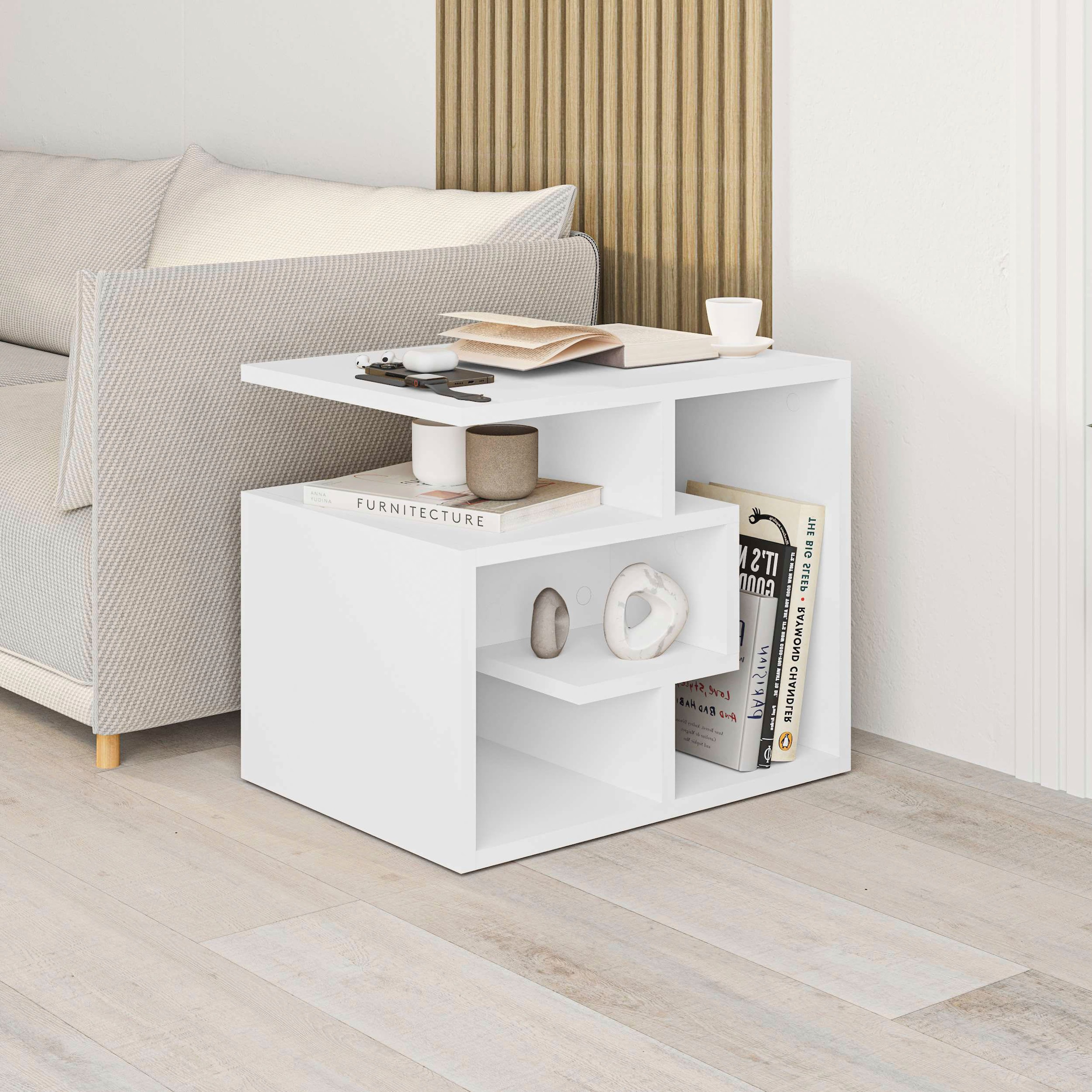 Decortie Beistelltisch »LABIRENT COUCHTISCH«, (Packung, 1 St.), Leichte Montage, Lagerung, Platzsparend