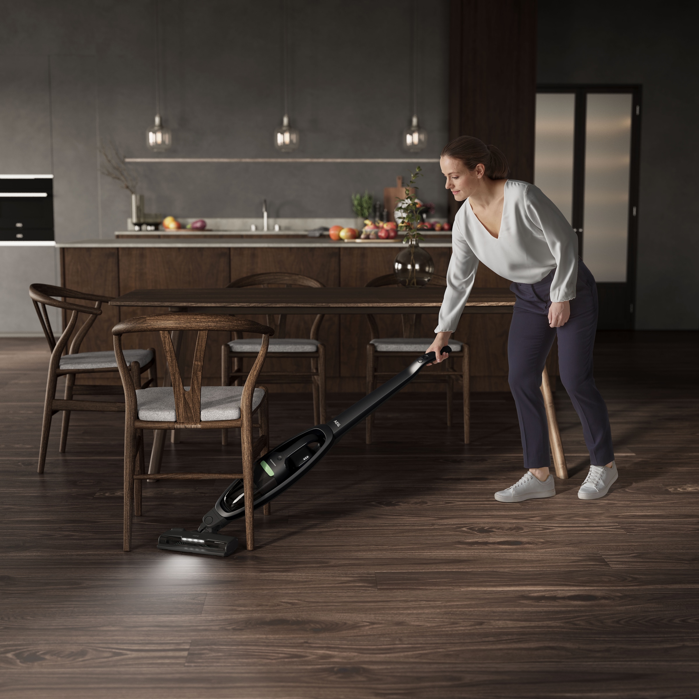 AEG Akku-Hand-und Stielstaubsauger »CLEAN 5000 ÖKO (AS52B21OKO)« 2in1, leise 79 dB(A), 74 % Recyclingmaterial, bis zu 50 Min. Laufzeit