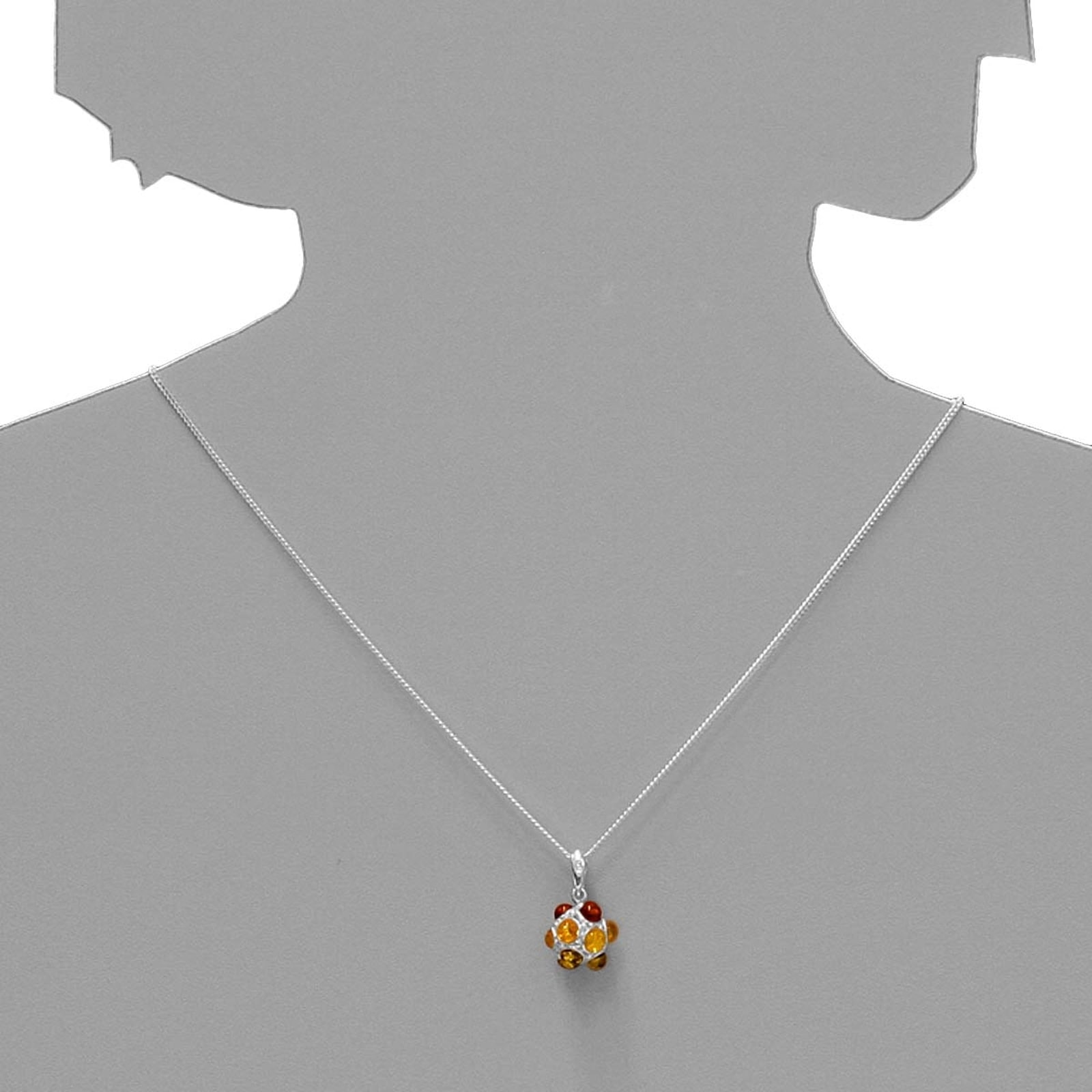 OSTSEE-SCHMUCK Kettenanhänger »Ostsee-Schmuck Anhänger Discokugel 14 mm« (1 Stk. tlg.)