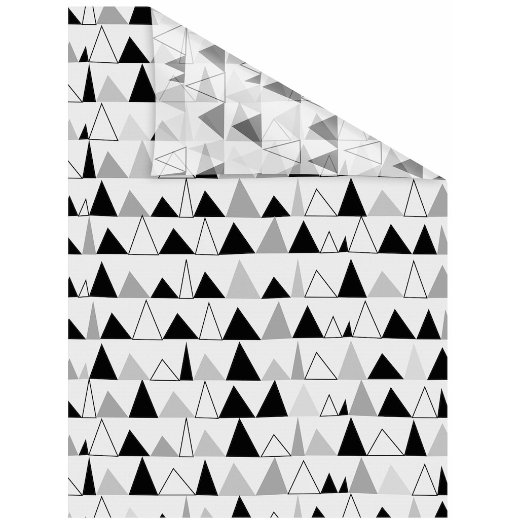 LICHTBLICK ORIGINAL Fensterfolie »Dreiecke«, 1 St., blickdicht, strukturiertKlebepunkte