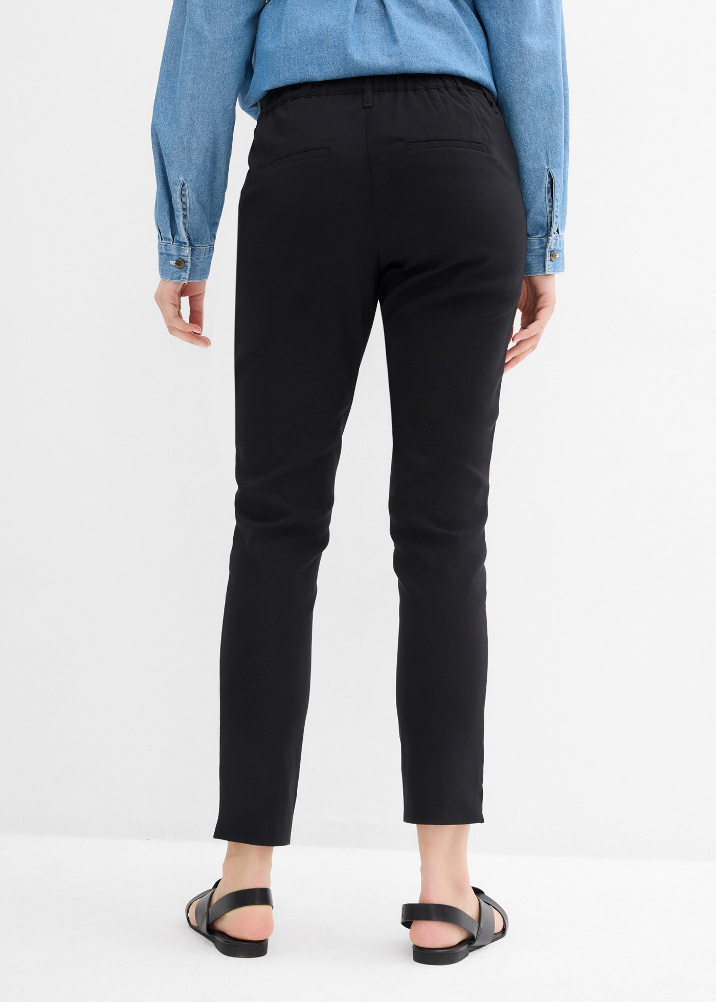 bonprix Umstandshose  aus Bengalin mit Elasthan, mit elastischem Gummizug vorne und hinten