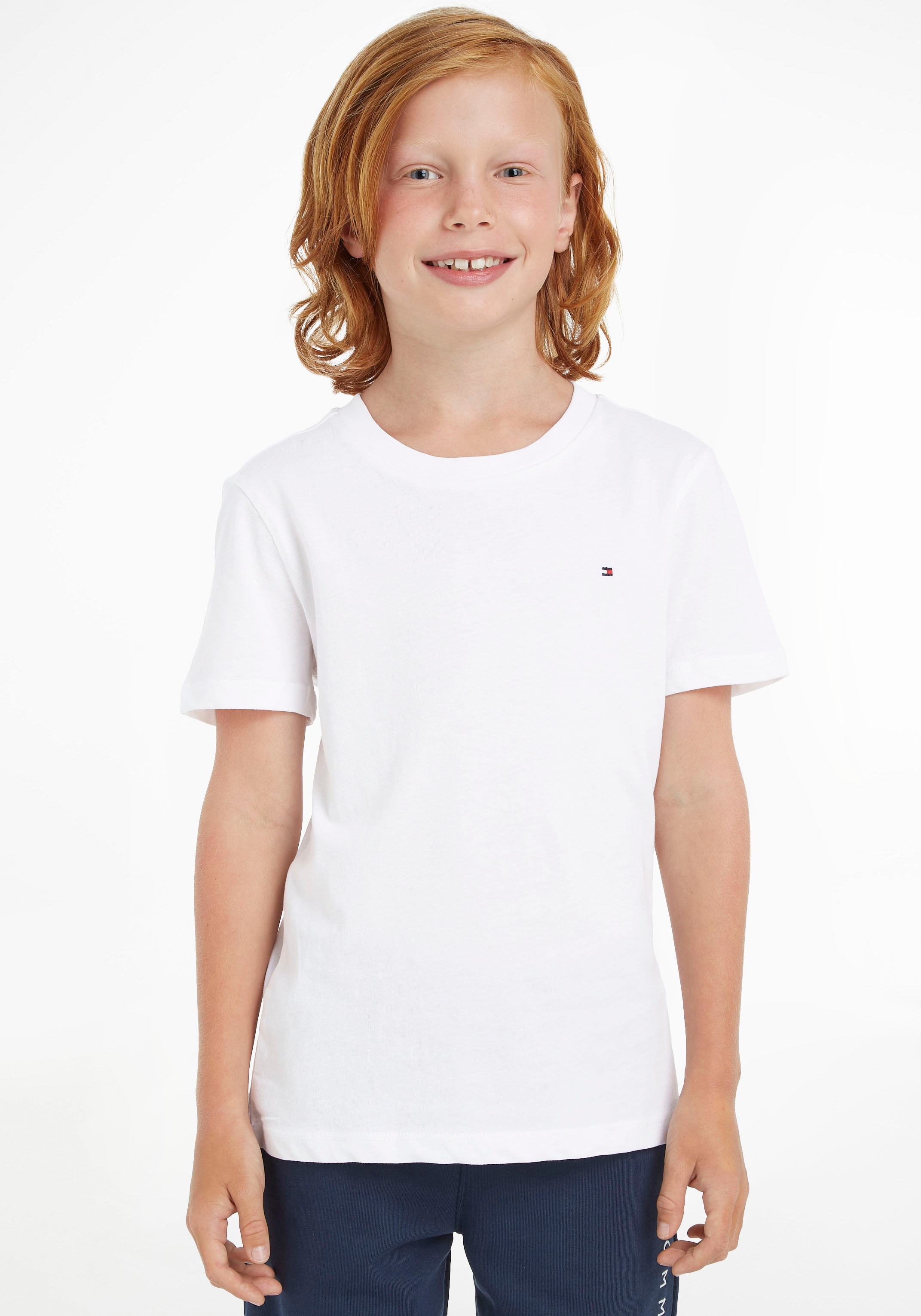 bestellen Hilfiger CN T-Shirt Kids »BOYS Kinder Tommy MiniMe Junior BASIC KNIT«,