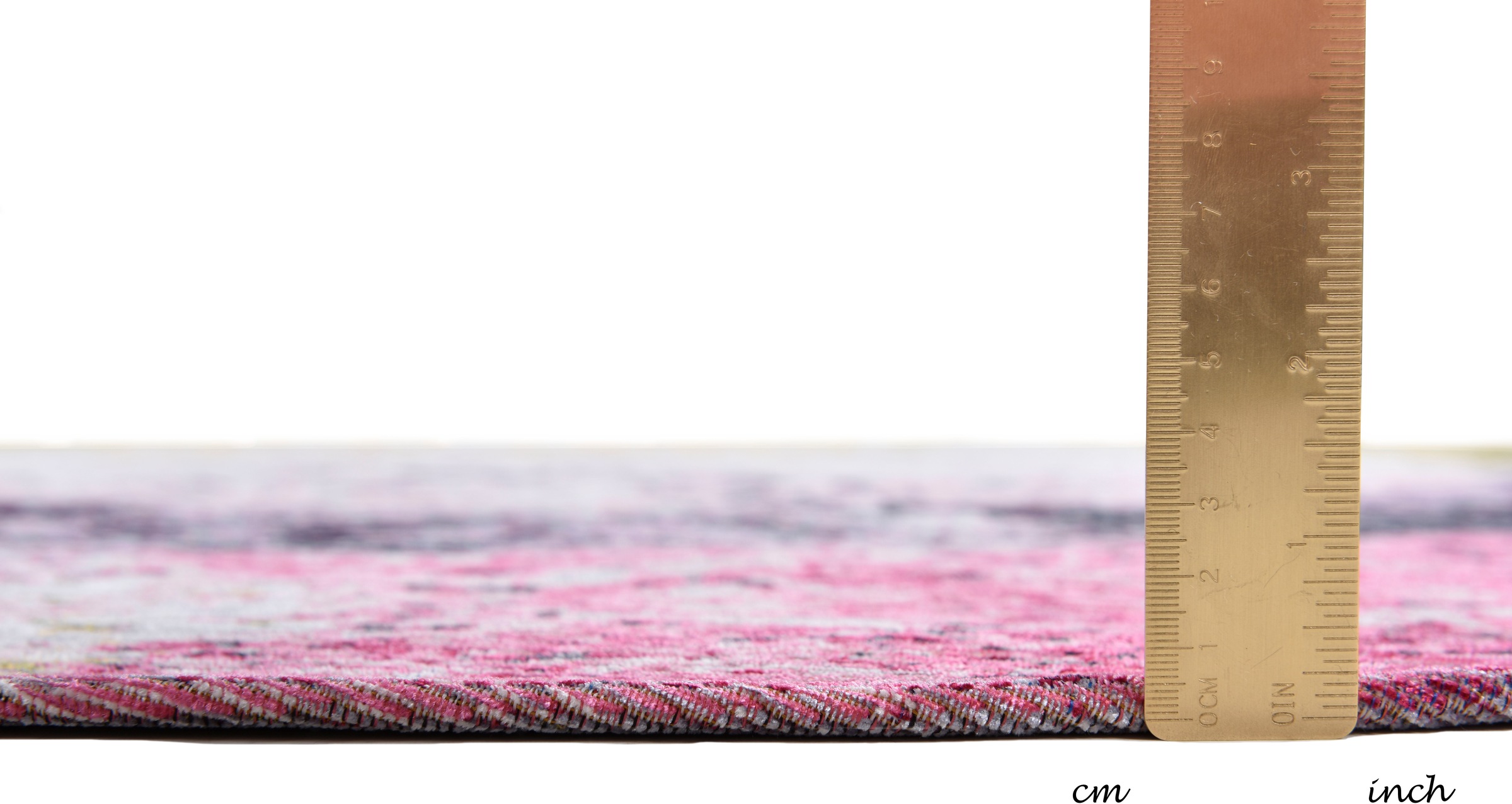 Gino Falcone Teppich »Cosima-119«, rund, 3 mm Höhe, gewebter Jaquard-Teppich, mit Chenillegarn, moderne Orient-Optik