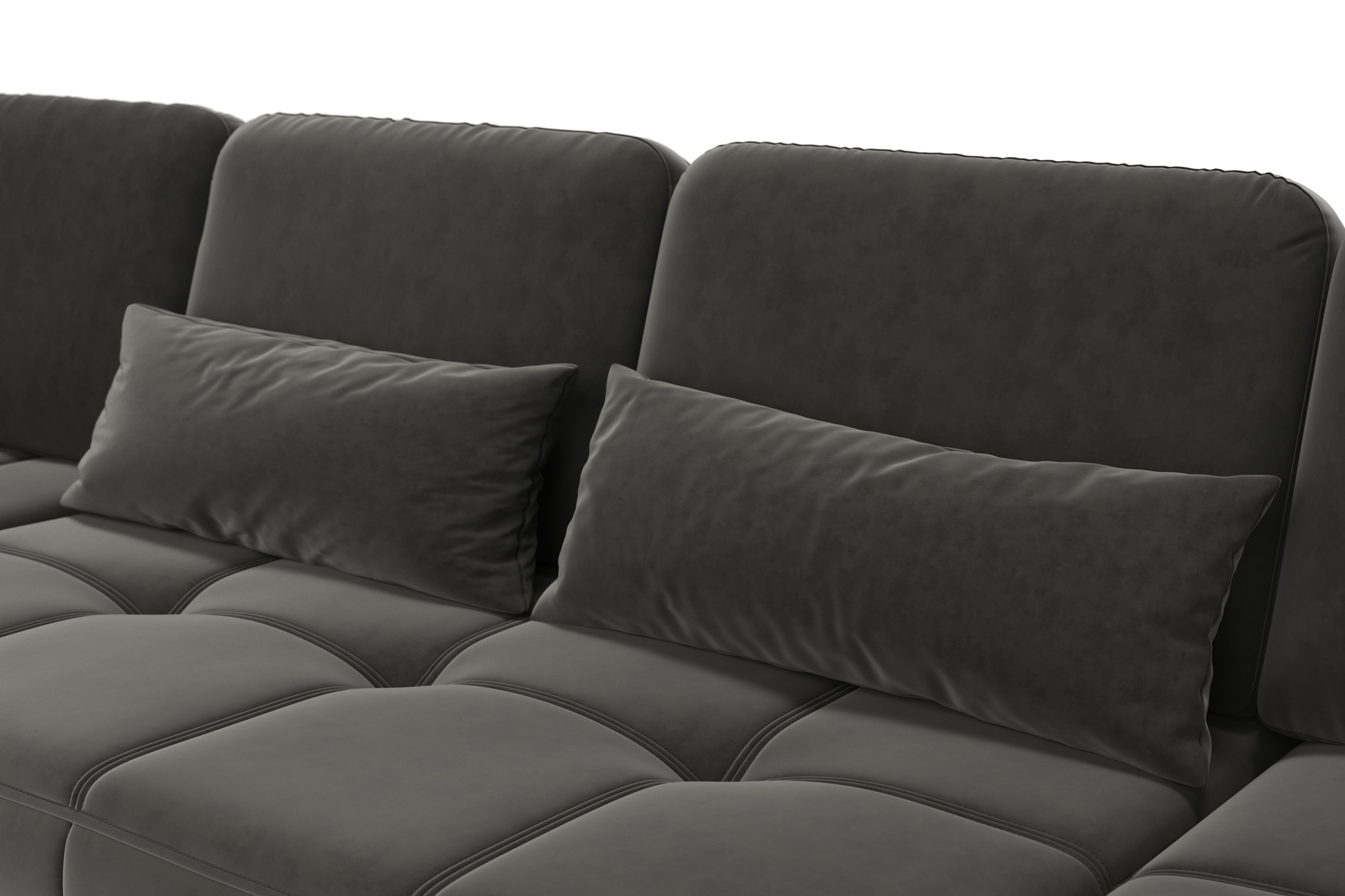 sit&more Wohnlandschaft »Bendigo U-Form«, inklusive Sitztiefenverstellung, Bodenfreiheit 12 cm, in 2 Fußfarben
