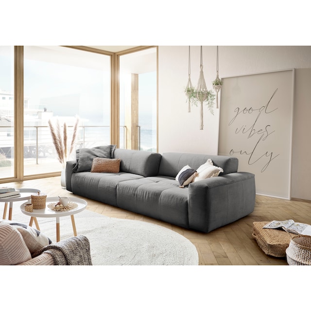 3C Candy Big-Sofa »Yoshy«, Zwei Sitztiefen durch verstellbare Rückenlehne,  Bezug in Cord online kaufen