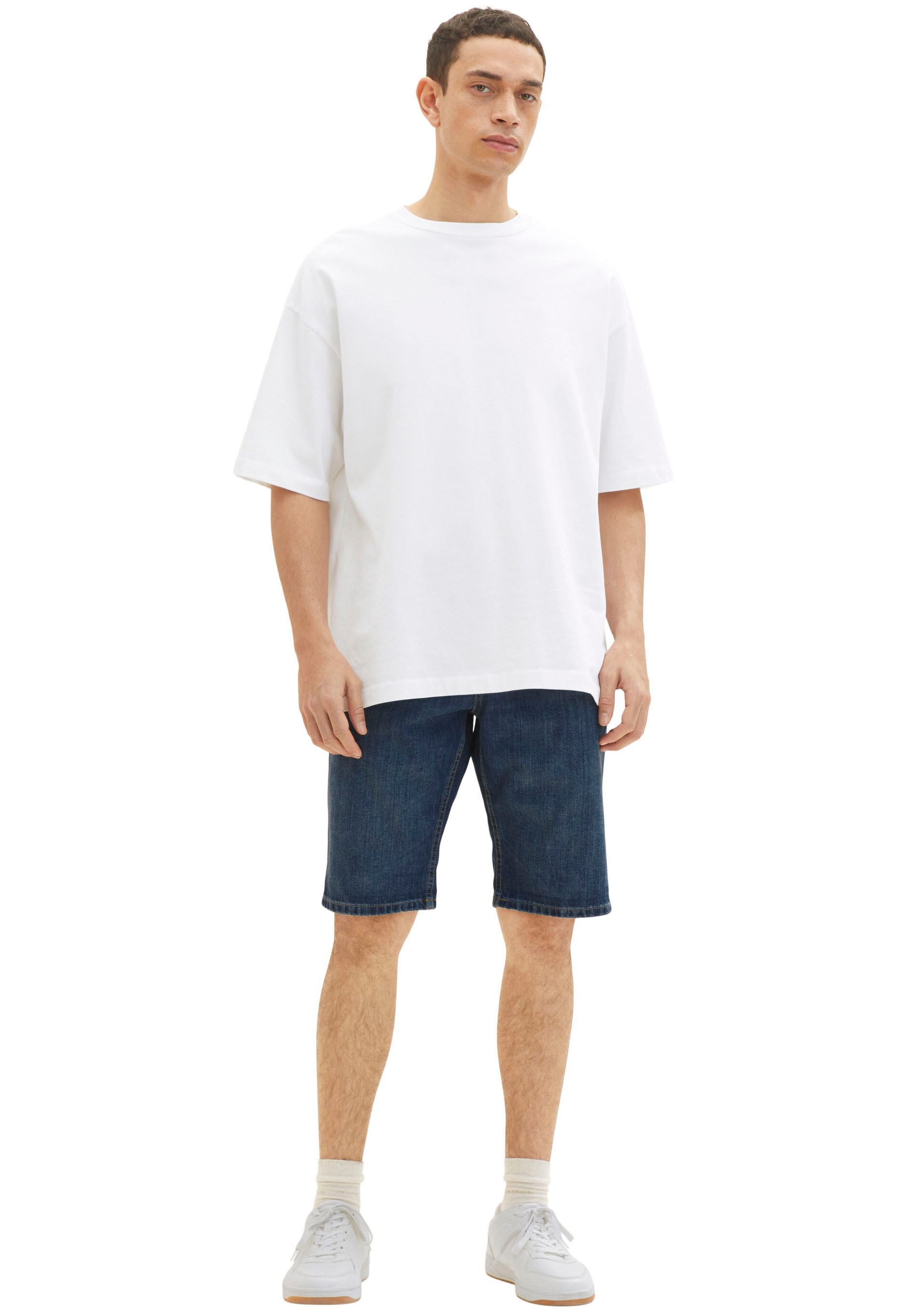 8. Bild von TOM TAILOR Jeansshorts »Josh«, in 5-Pocket Form