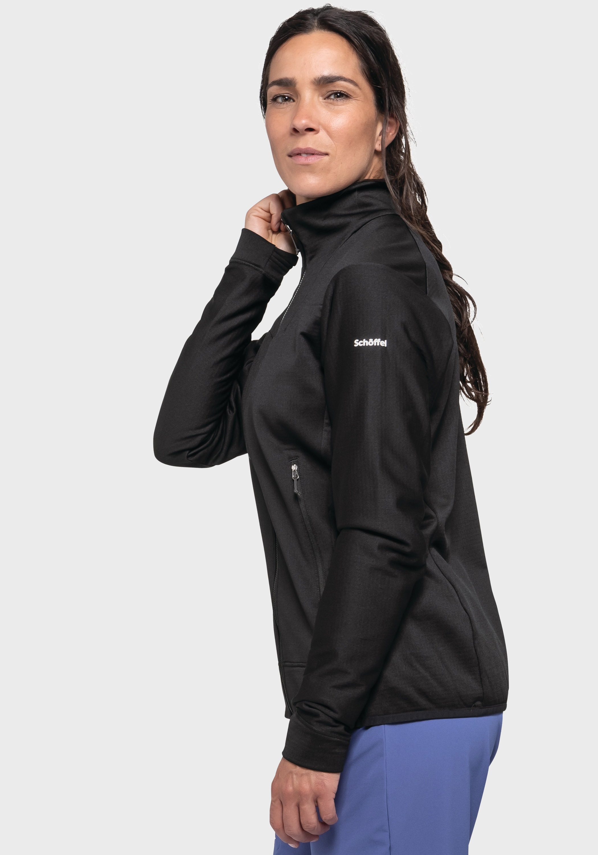 Schöffel Fleecejacke »Mountain Fleece Jkt Style Blaueis WMS«, ohne Kapuze
