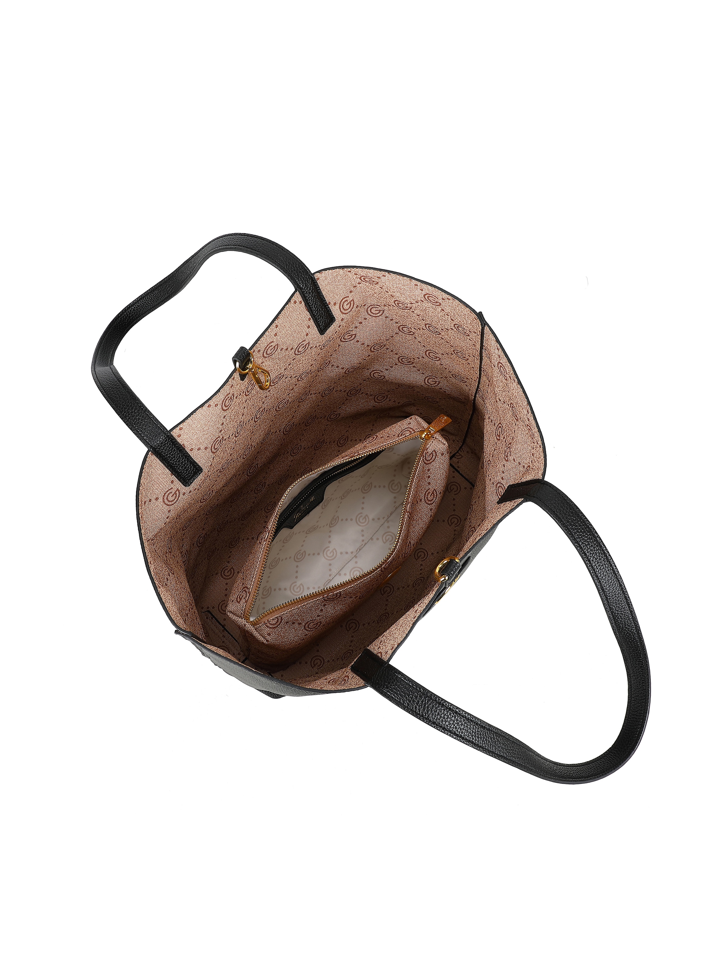 GABRIELLA G By Gabriella Gucci Shopper »LUANA« Damen Handtasche, Tragetasche mit goldfarbenem G-Logo