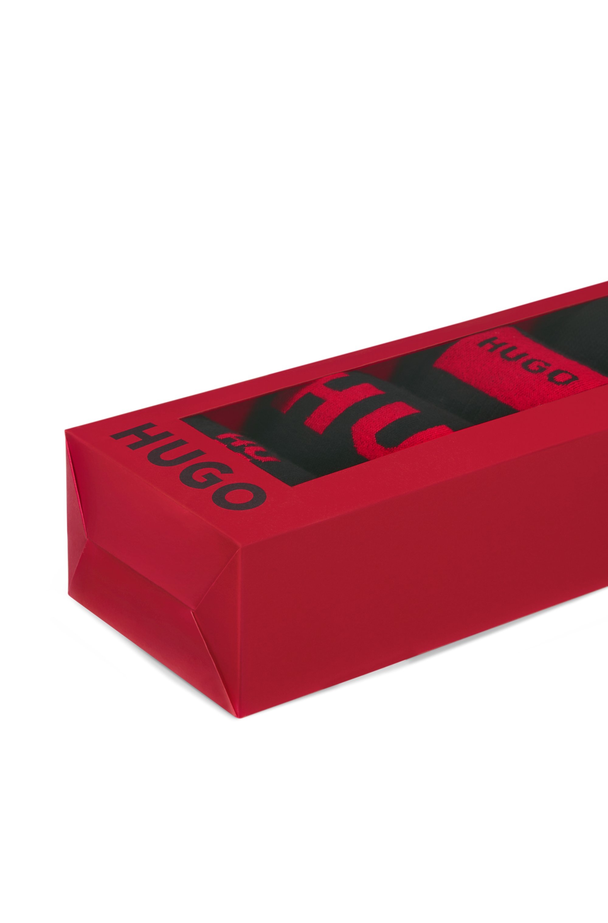 HUGO Underwear Socken 4 Paar tlg. Herren-Socken, Logo, Baumwollmischung, Komfort