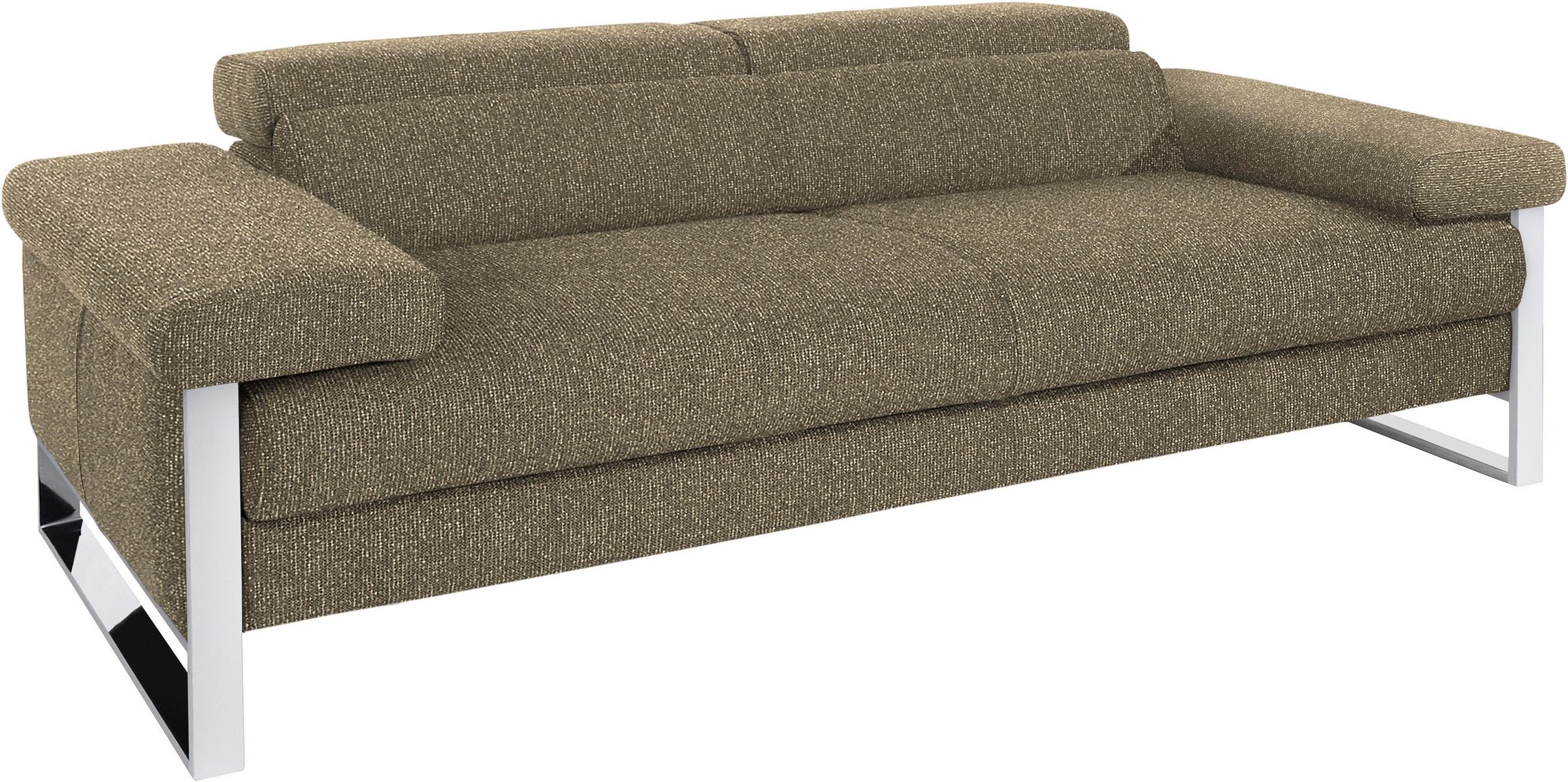 W.SCHILLIG 2-Sitzer »finn«, German Design Award 2016, Fußgestell Chrom glänzend, Breite 230 cm