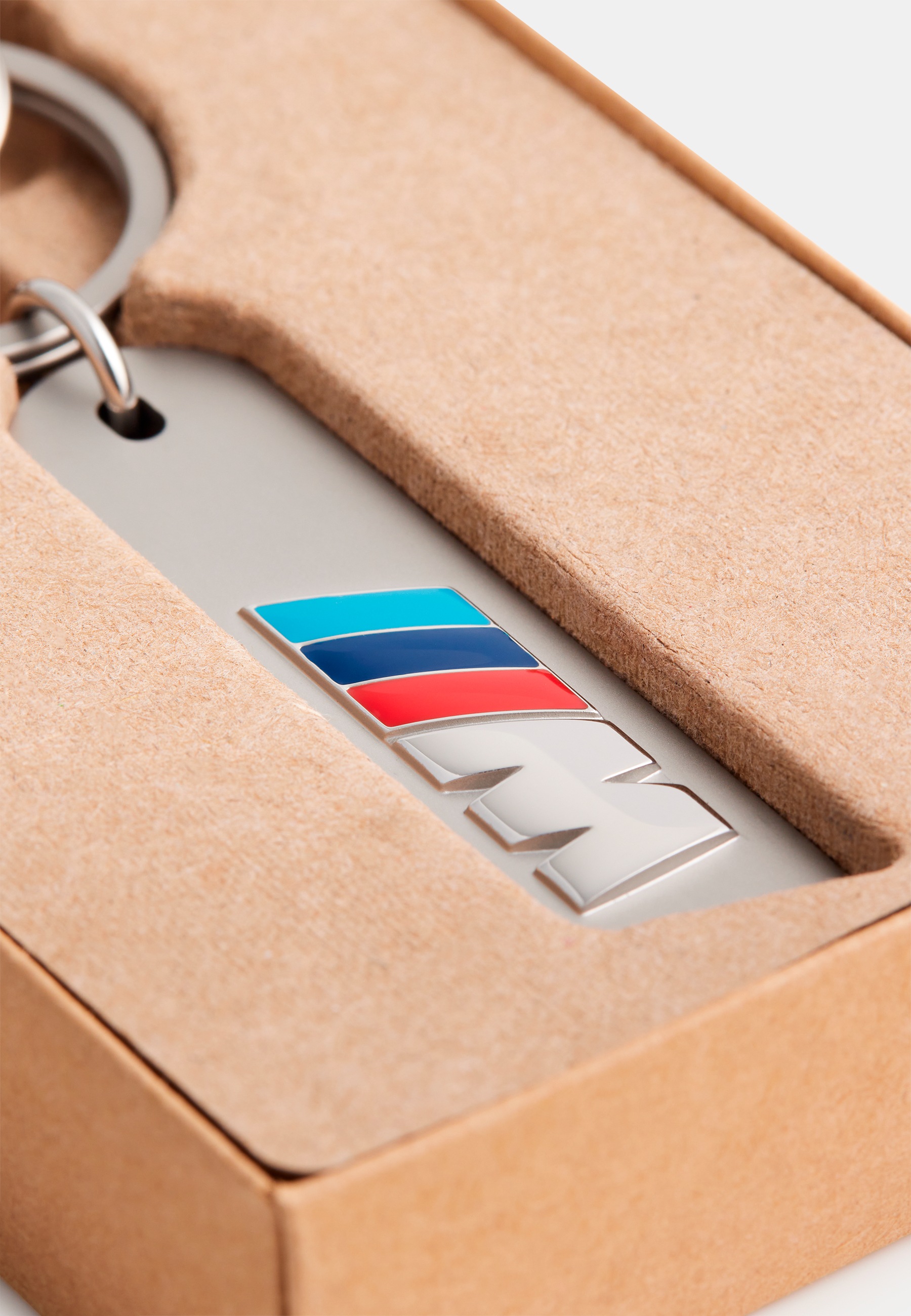 BMW Schlüsselanhänger, mit farbigem BMW Logo auf der Vorderseite