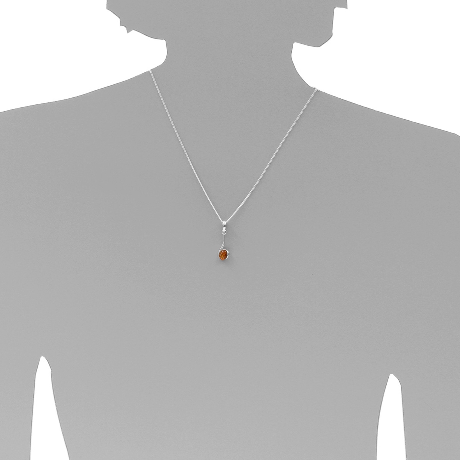 OSTSEE-SCHMUCK Kette mit Anhänger »Ostsee-Schmuck Kette mit Anhänger Lennja klein«, (2 tlg.)