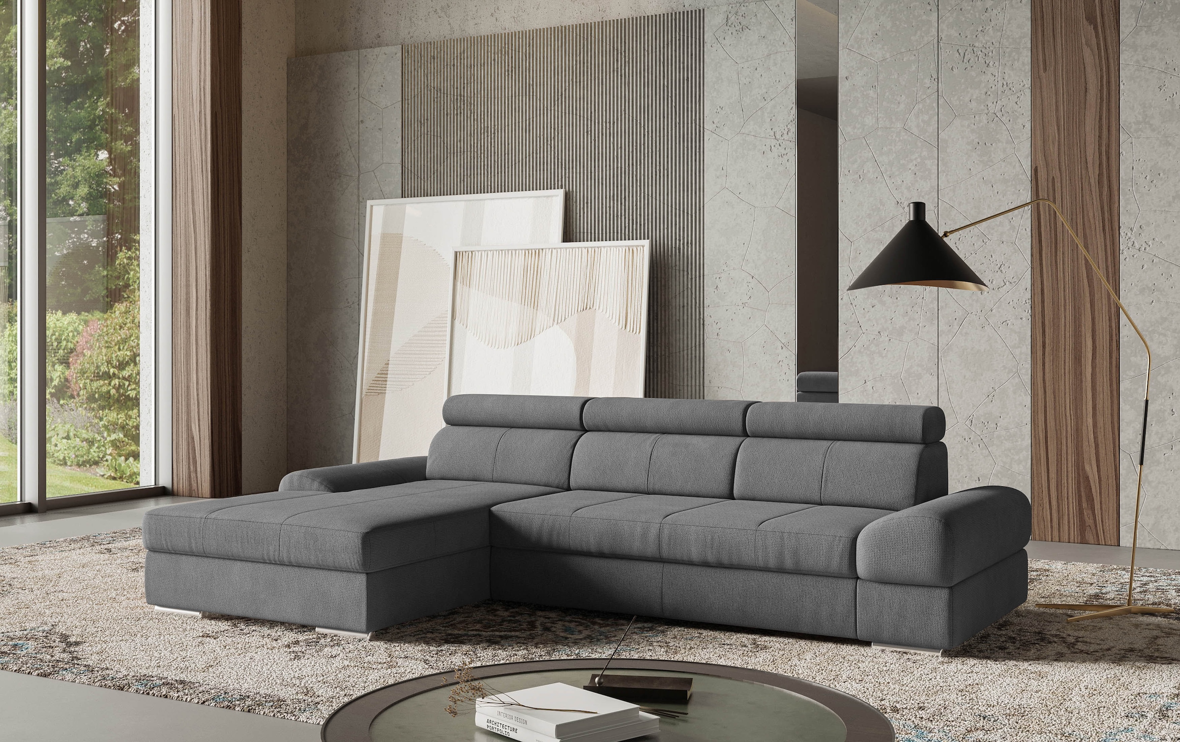 sit&more Ecksofa »Broadway L-Form«, inklusive Kopfteilverstellung, wahlweis günstig online kaufen