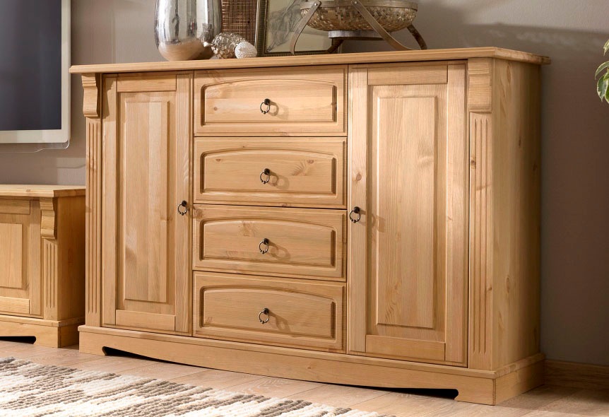 Home affaire Sideboard »Anna«, (Gesamtmaße (B/T/H): ca. 140/44/88 cm), Komm günstig online kaufen