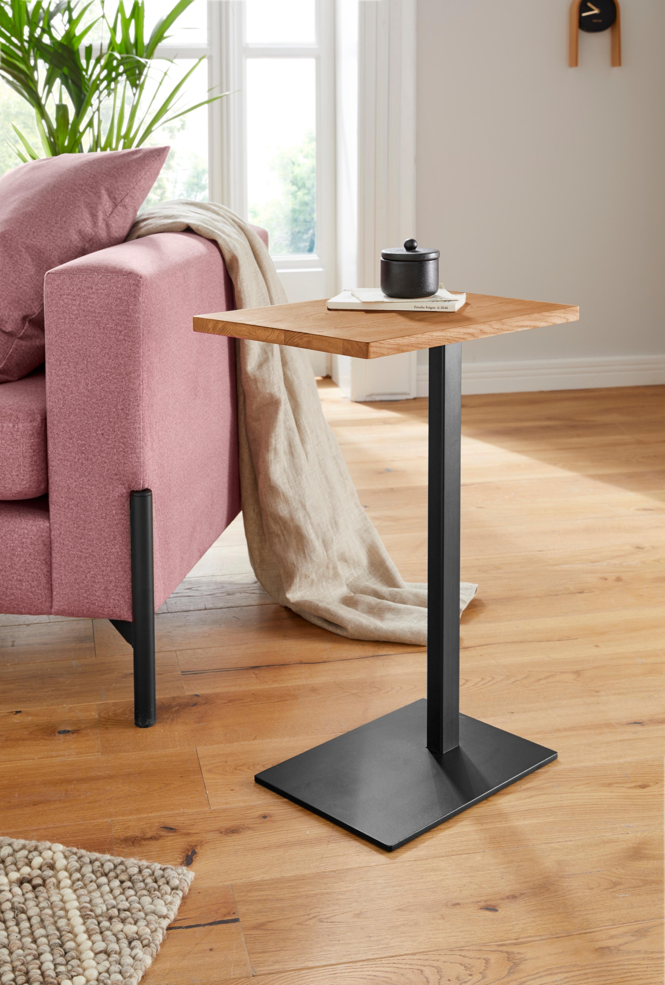 andas Beistelltisch »Coprosa« Maße (B/T/H): 32/43/65 cm, aus Eichenholz, FS günstig online kaufen