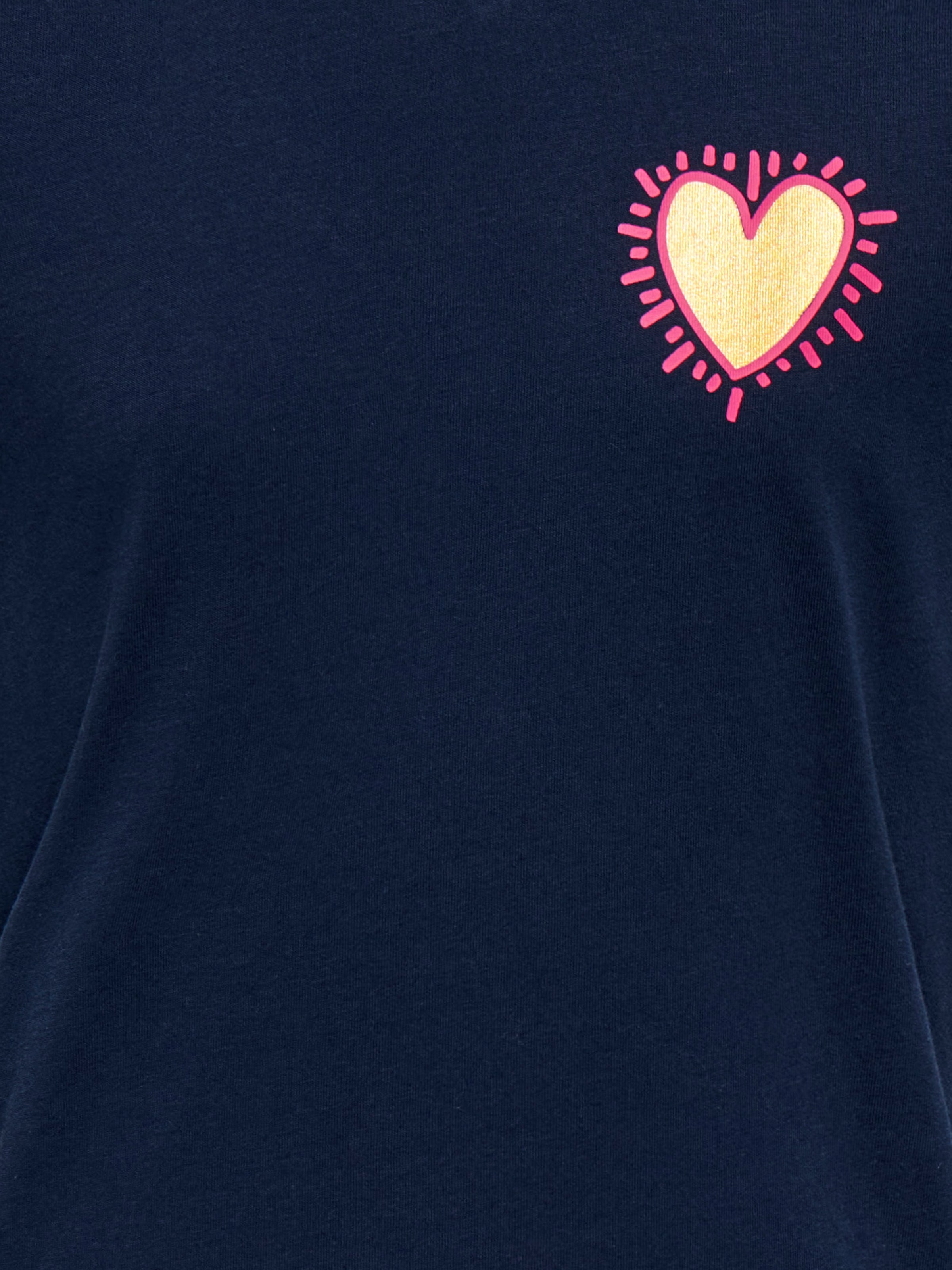 KIDS ONLY T-Shirt »KOGLANY-NINA LIFE LOVE S/S TOP FR JRS« mit unterschiedlichen Motiven - je nach Bodyfarbe