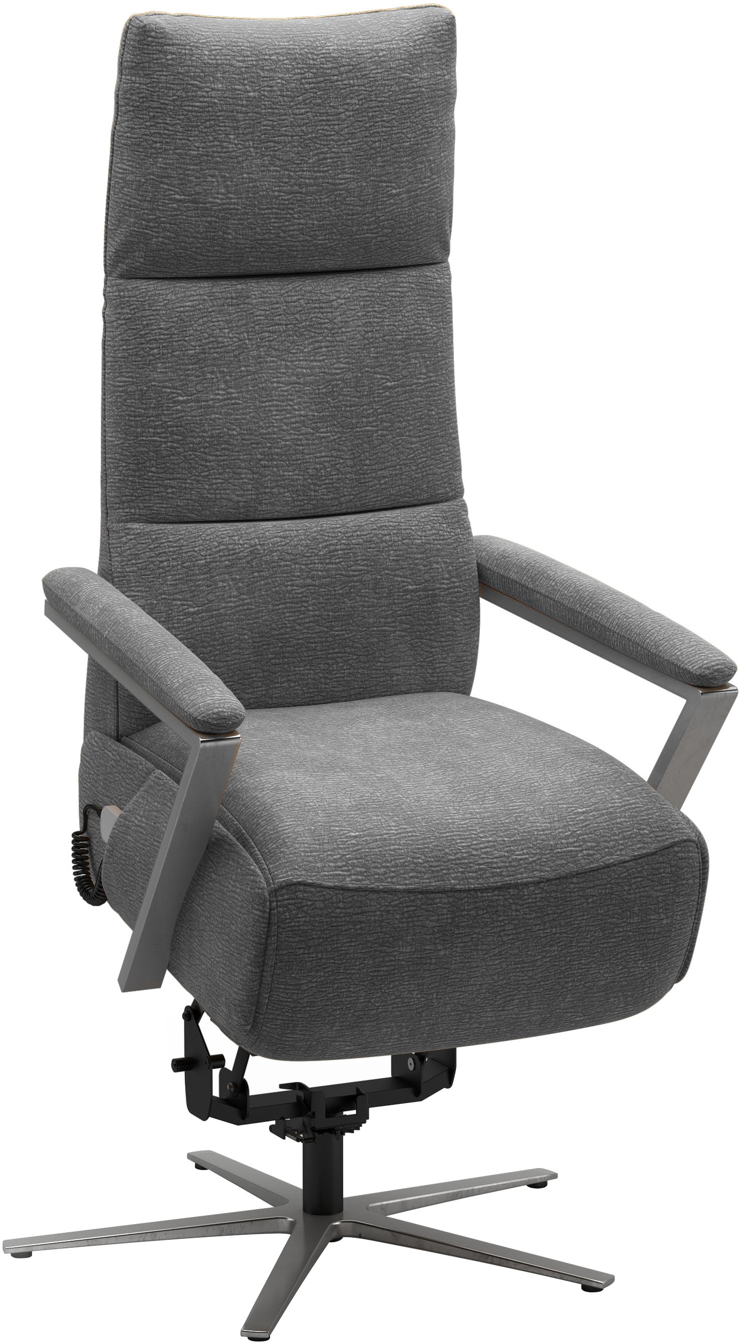 sit&more TV-Sessel »Vario Comfort, inkl. Kopfteilverstellung & 360° Drehfunktion«, mit Herz-Waage-Funktion & 3 Motoren, Höhe der Armlehnen 60cm