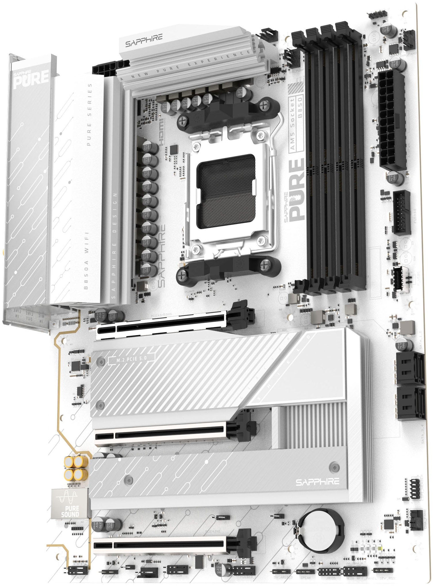 Sapphire Mainboard »PURE B850A WIFI 7«