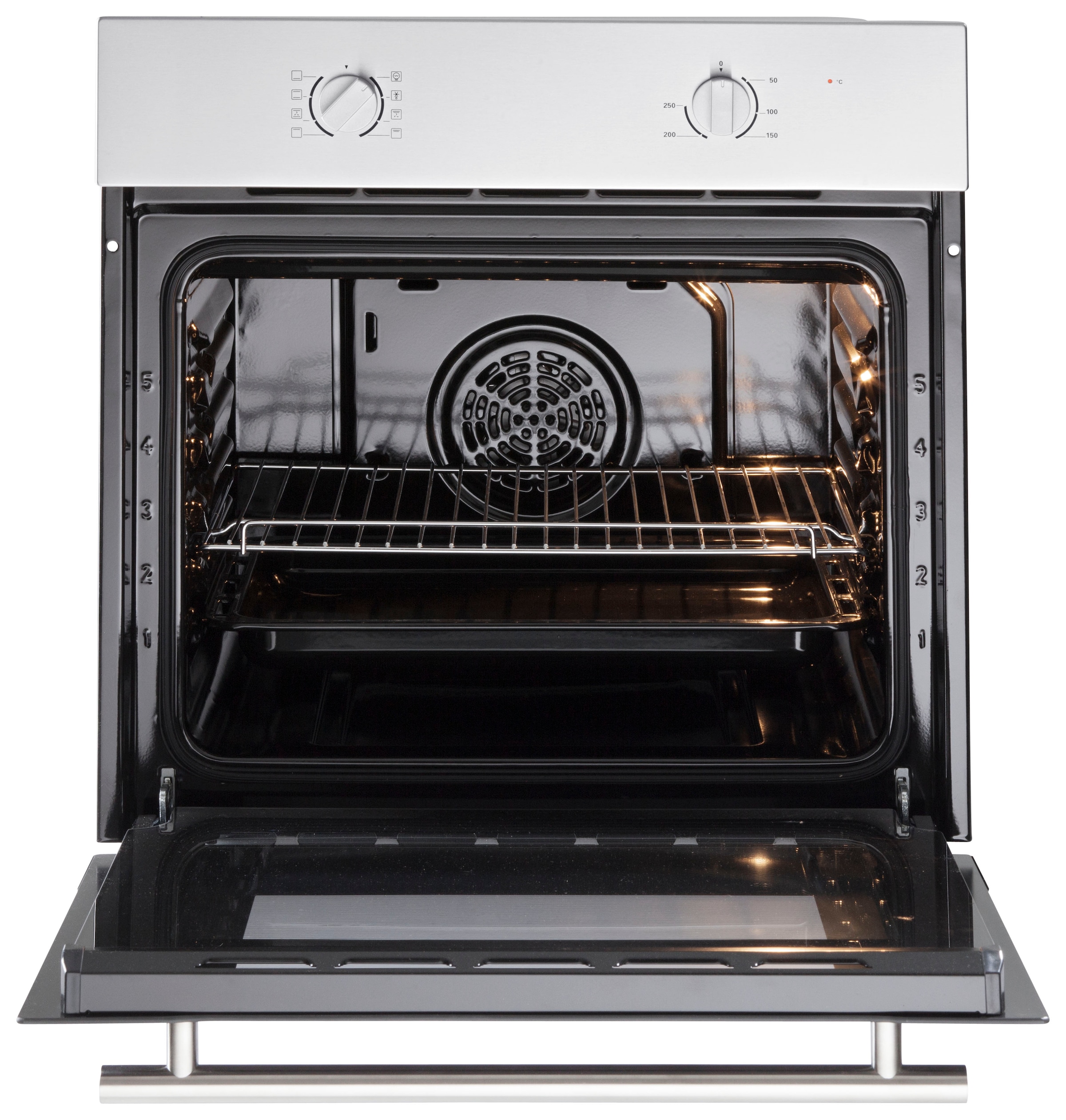 KOCHSTATION Küchenzeile »KS-Tulsa«, mit E-Geräten, Breite 320 cm, schwarze Metallgriffe, MDF Fronten