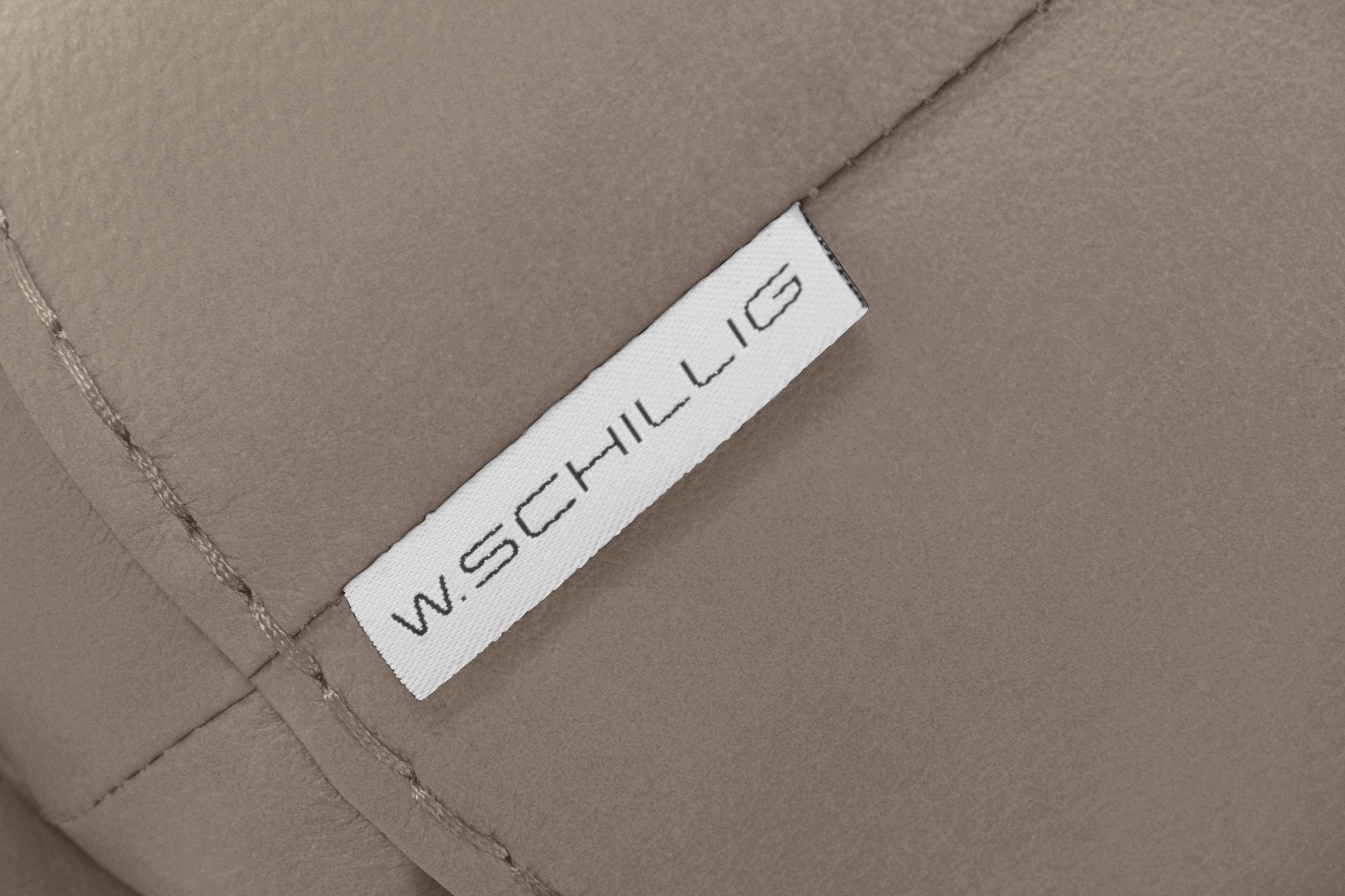 W.SCHILLIG Hocker »montanaa« mit Metallkufen in Schwarz pulverbeschichtet, Breite 141 cm