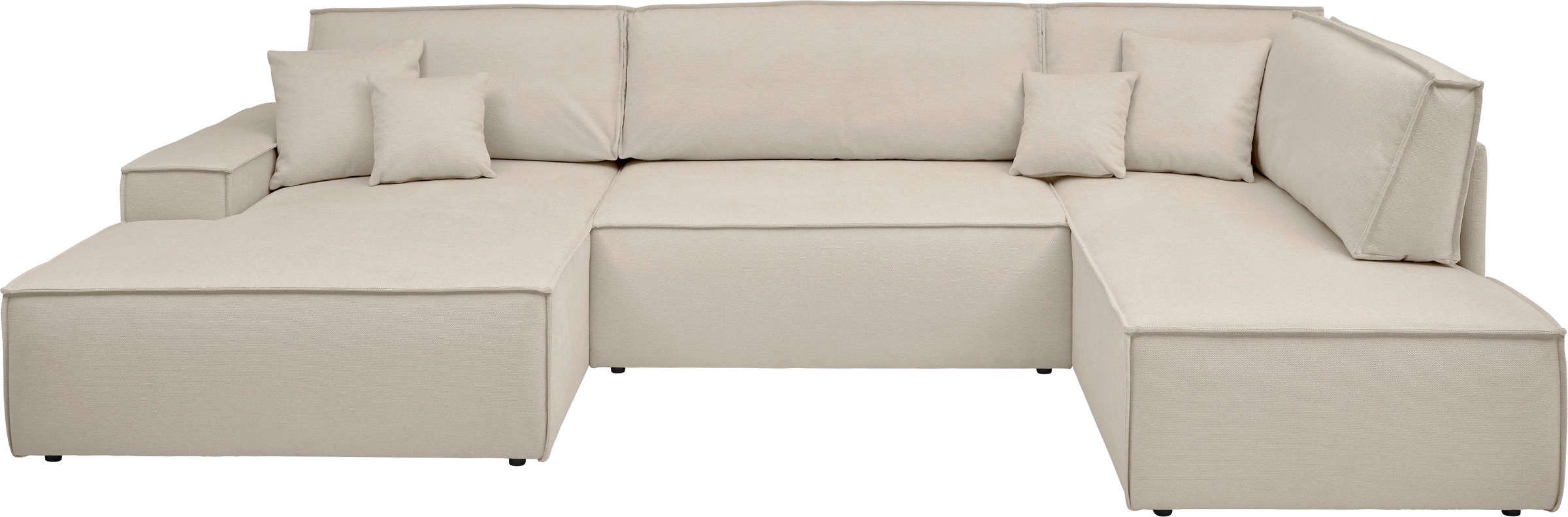 andas Wohnlandschaft »FINNLEY U-Form XXL 329 cm, Schlafsofa, Schlaffunktion günstig online kaufen
