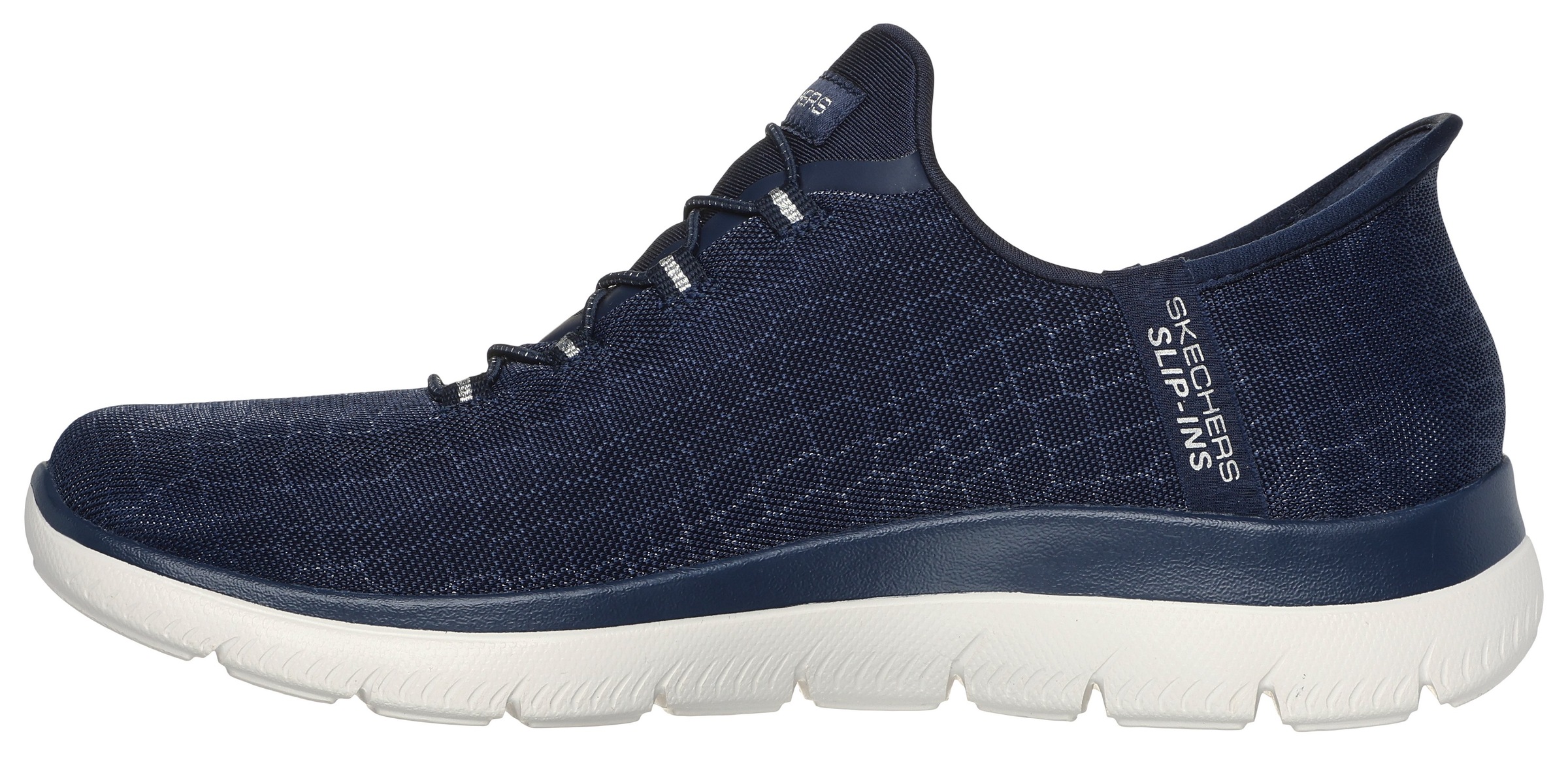 Skechers Slip-On Sneaker »SUMMITS-CLASSY NIGHT«, Slipper, Freizeitschuh mit komfortabler Heel Pillow Funktion