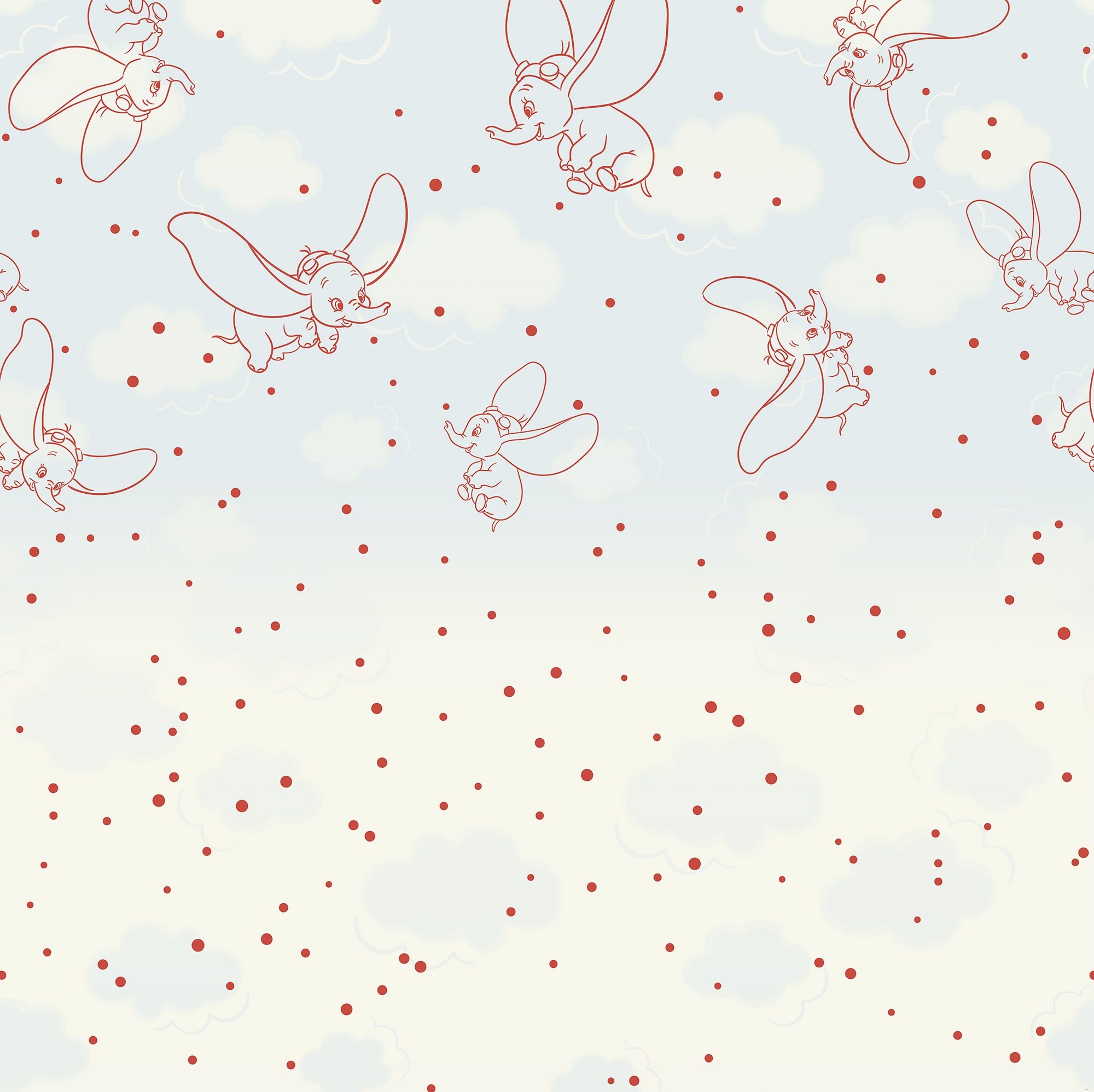 Komar Kindertapete »Disney Dumbo Clouds«, bedruckt günstig online kaufen