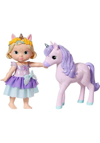 Baby Born Stehpuppe »Storybook Prinzessin Bella, 18 cm«, mit Einhorn und Lichteffekten kaufen
