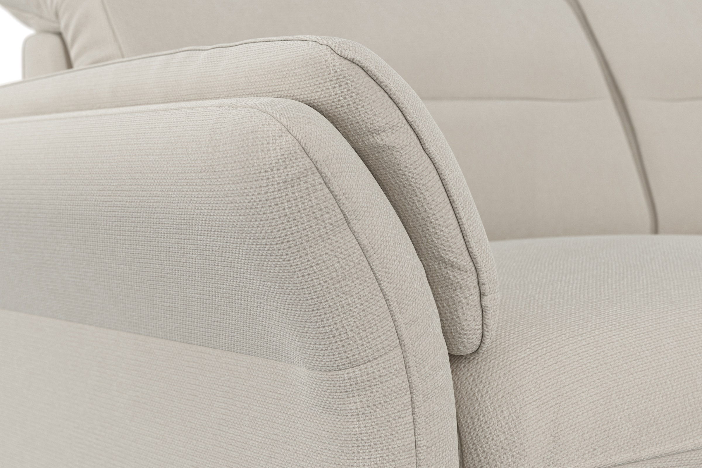 sit&more Ecksofa »Grenoble L-Form mit Federkern«, wahlweise mit Bettfunktion, Bettkasten, Arm- und Kopfteilverstellung