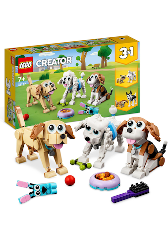 LEGO® Konstruktionsspielsteine »Niedliche Hunde (31137), LEGO® Creator 3in1«, (475 St.) kaufen