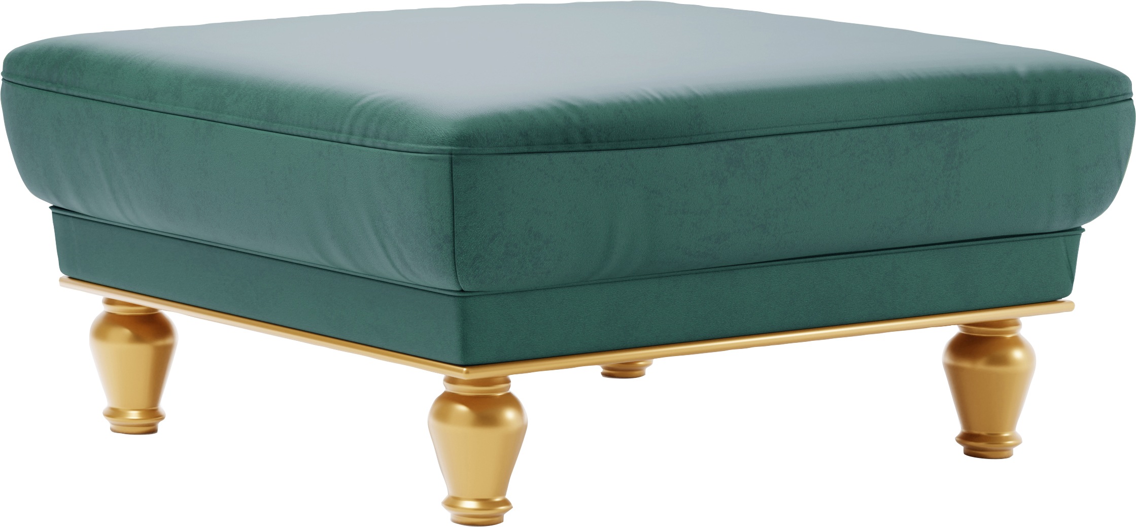 sit&more Polsterhocker »Orient 5«, goldfarbene Füße