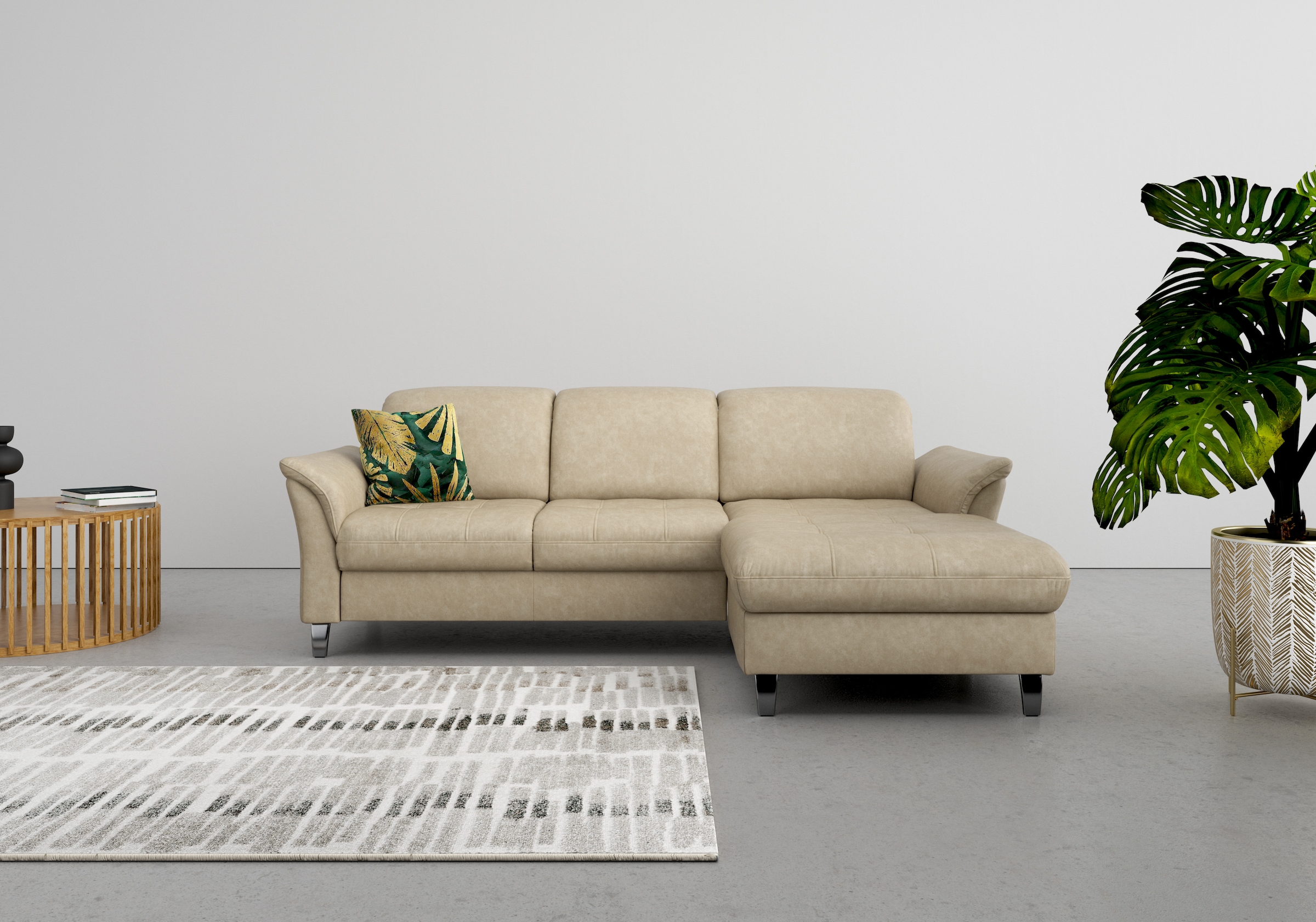 sit&more Ecksofa »Maggiore L-Form«, wahlweise mit Kopfteilverstellung, Bett günstig online kaufen