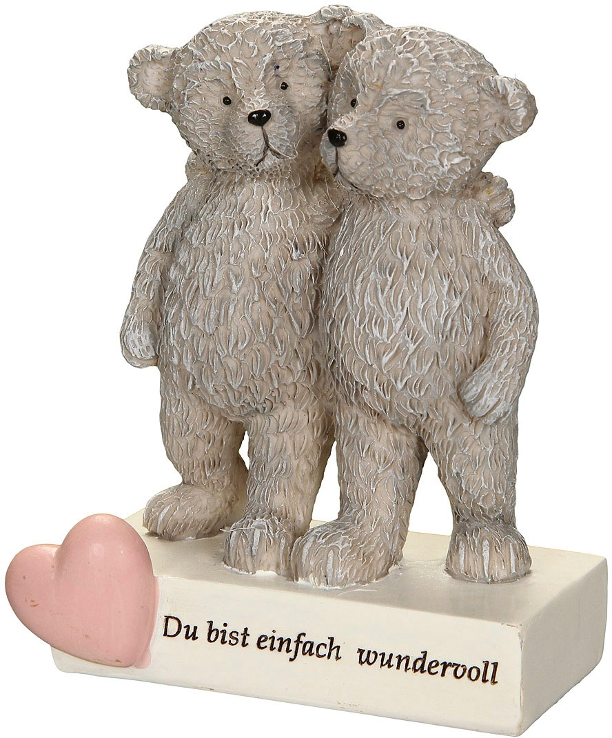 Ambiente Haus Dekofigur »Bär - Du bist einfach wundervoll«