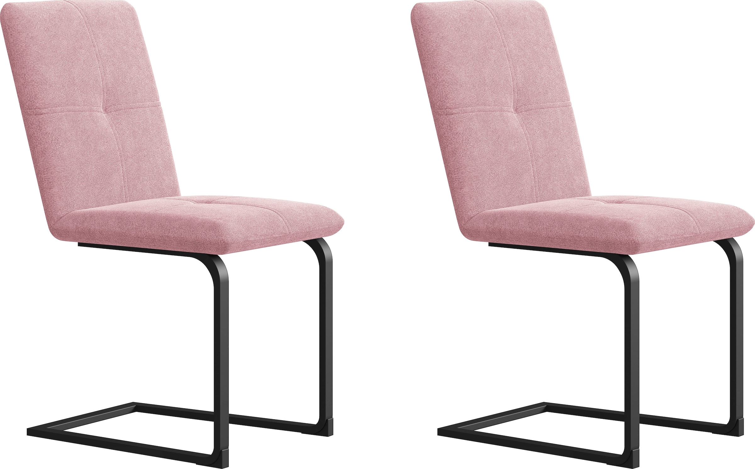 Home affaire Freischwinger »Vita« (Set) 2 Stk. Microfaser mit verschiedenen günstig online kaufen