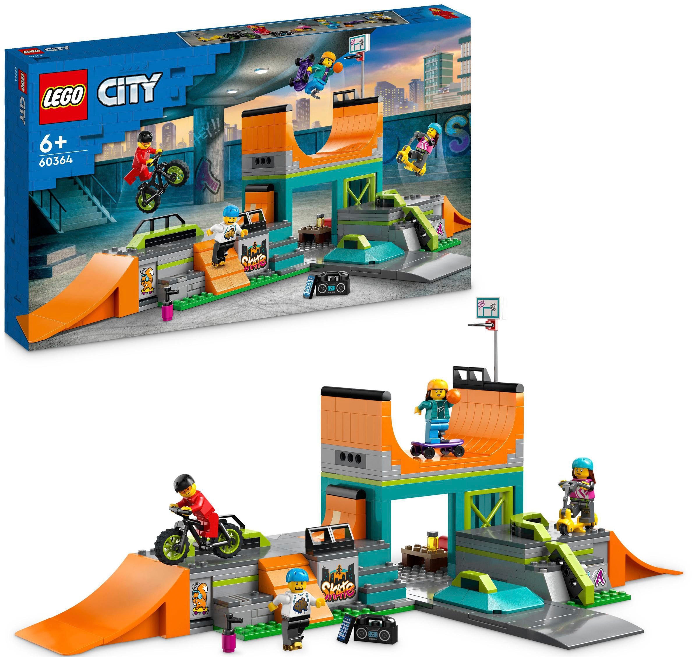 Konstruktionsspielsteine »Skaterpark (60364), LEGO® City«, (454 St.), Made in Europe