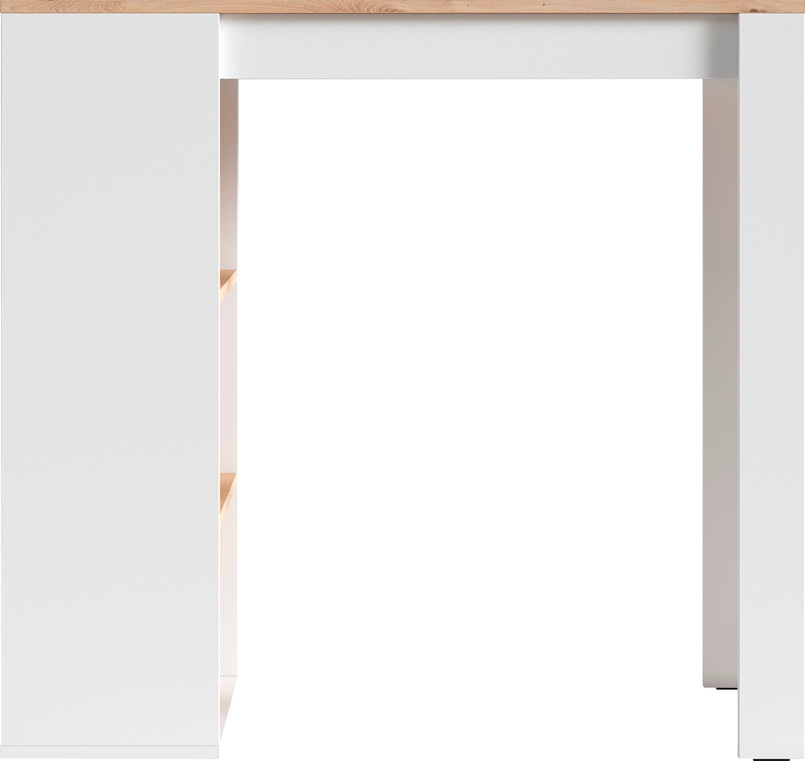 Homexperts Bartisch »Momo«, Breite 110 cm mit Regalfächern