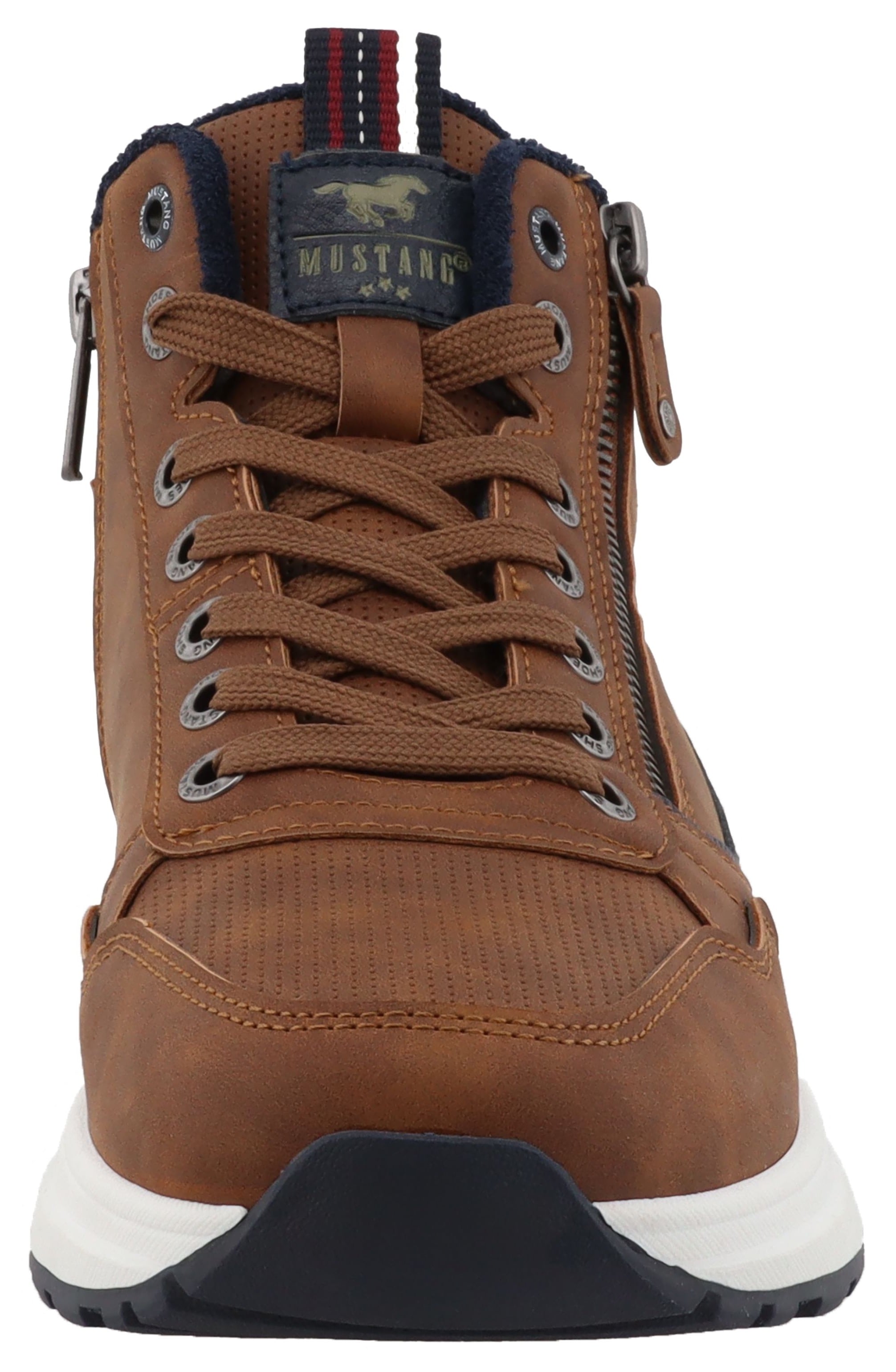 Mustang Shoes Winterboots »Luciano«, High Top Sneaker, Schnürboots mit Warmfutter